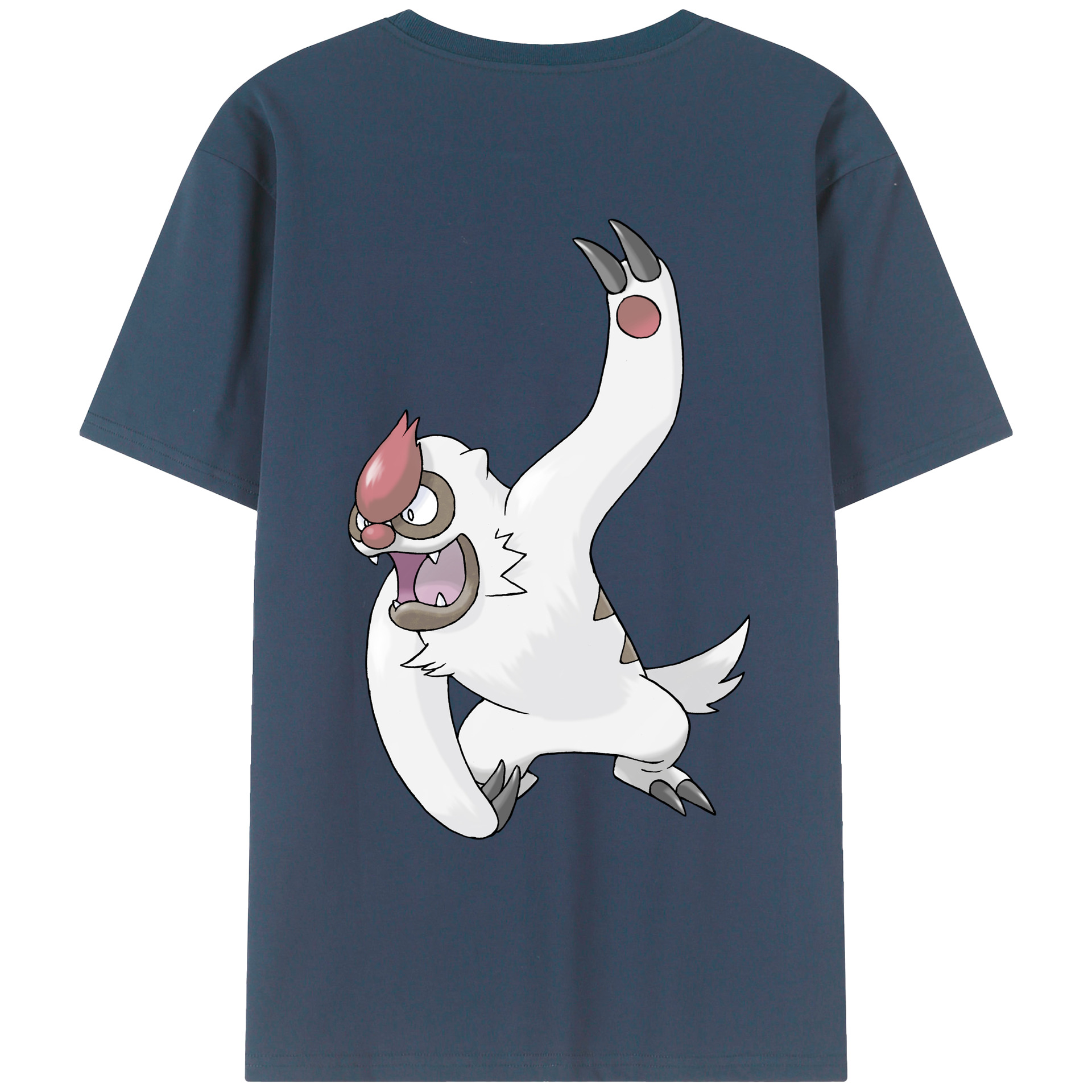 （画像用） ポケットモンスター Pokémon 綿100％ メンズ半袖Tシャツ（バックプリント） 通気性