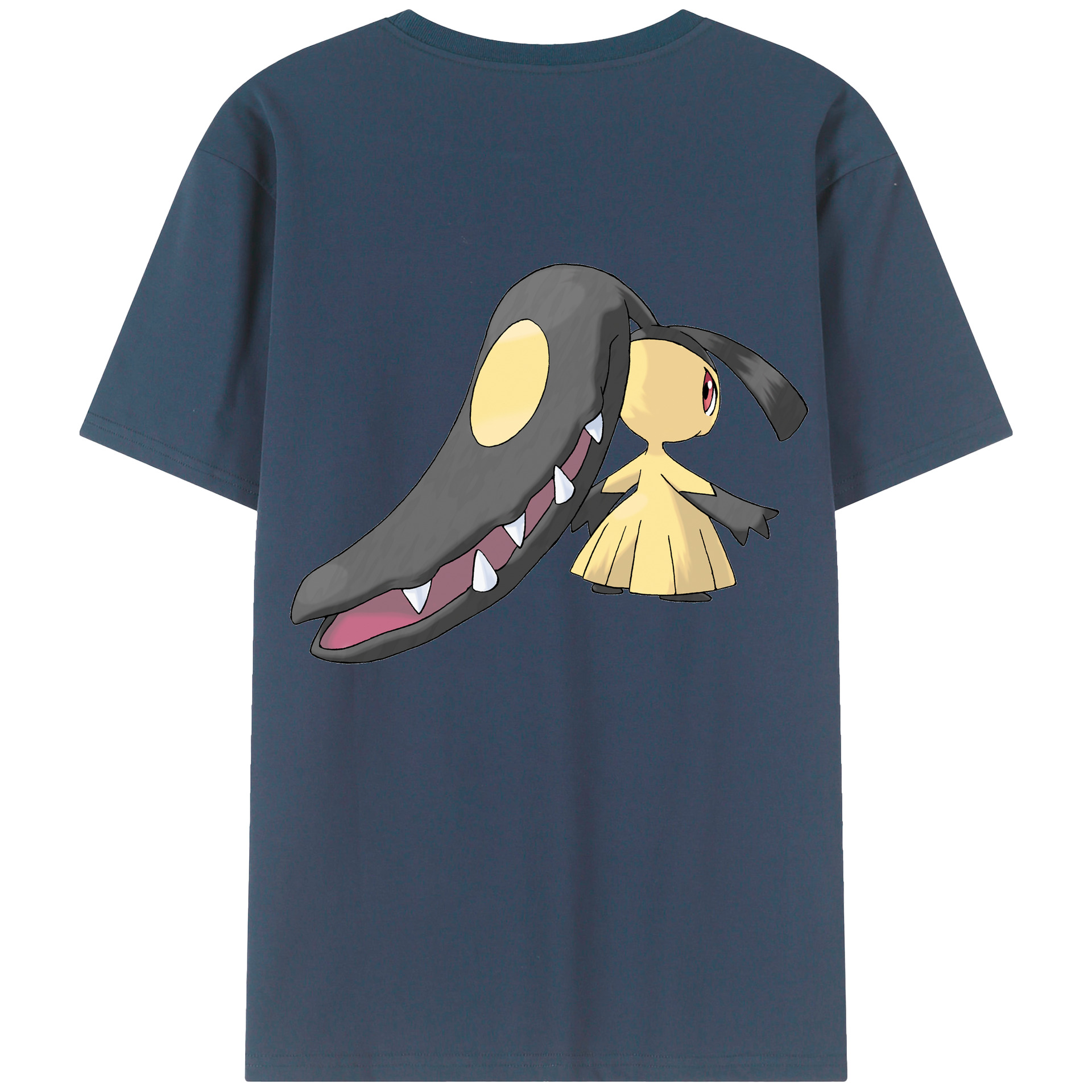 （画像用） ポケットモンスター Pokémon 綿100％ メンズ半袖Tシャツ（バックプリント） 通気性