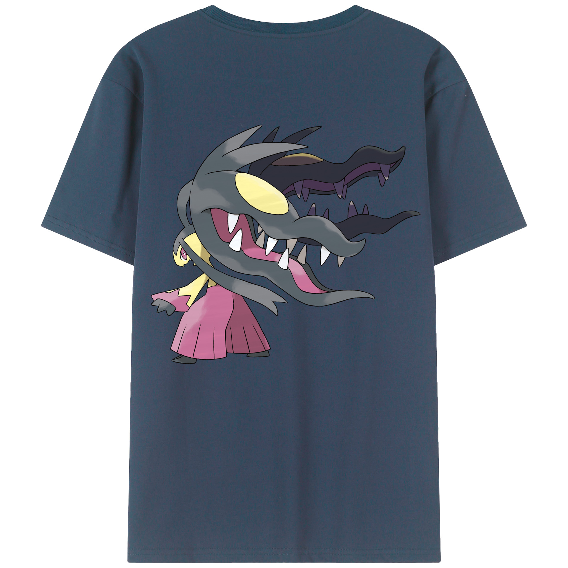 （画像用） ポケットモンスター Pokémon 綿100％ メンズ半袖Tシャツ（バックプリント） 通気性