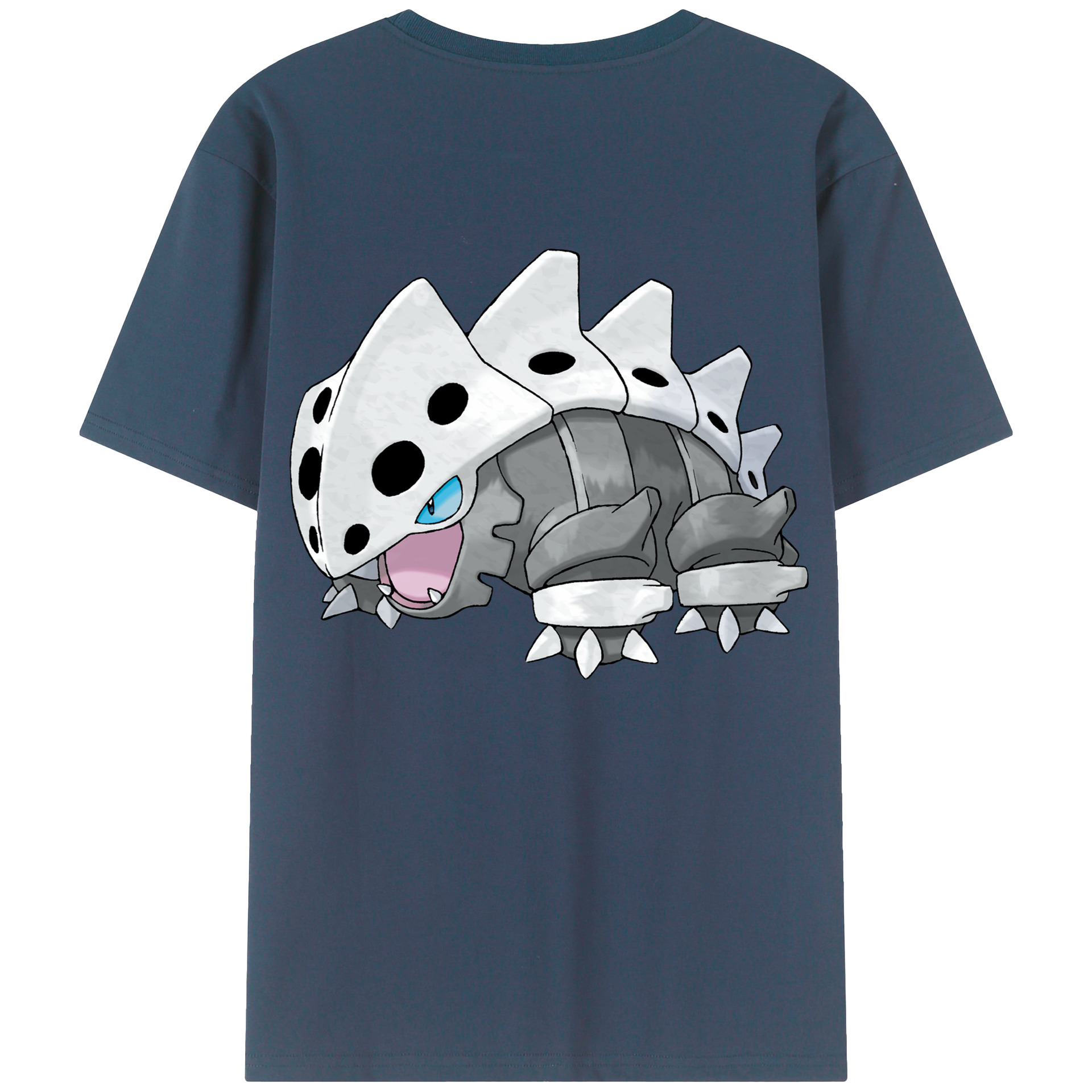 （画像用） ポケットモンスター Pokémon 綿100％ メンズ半袖Tシャツ（バックプリント） 通気性