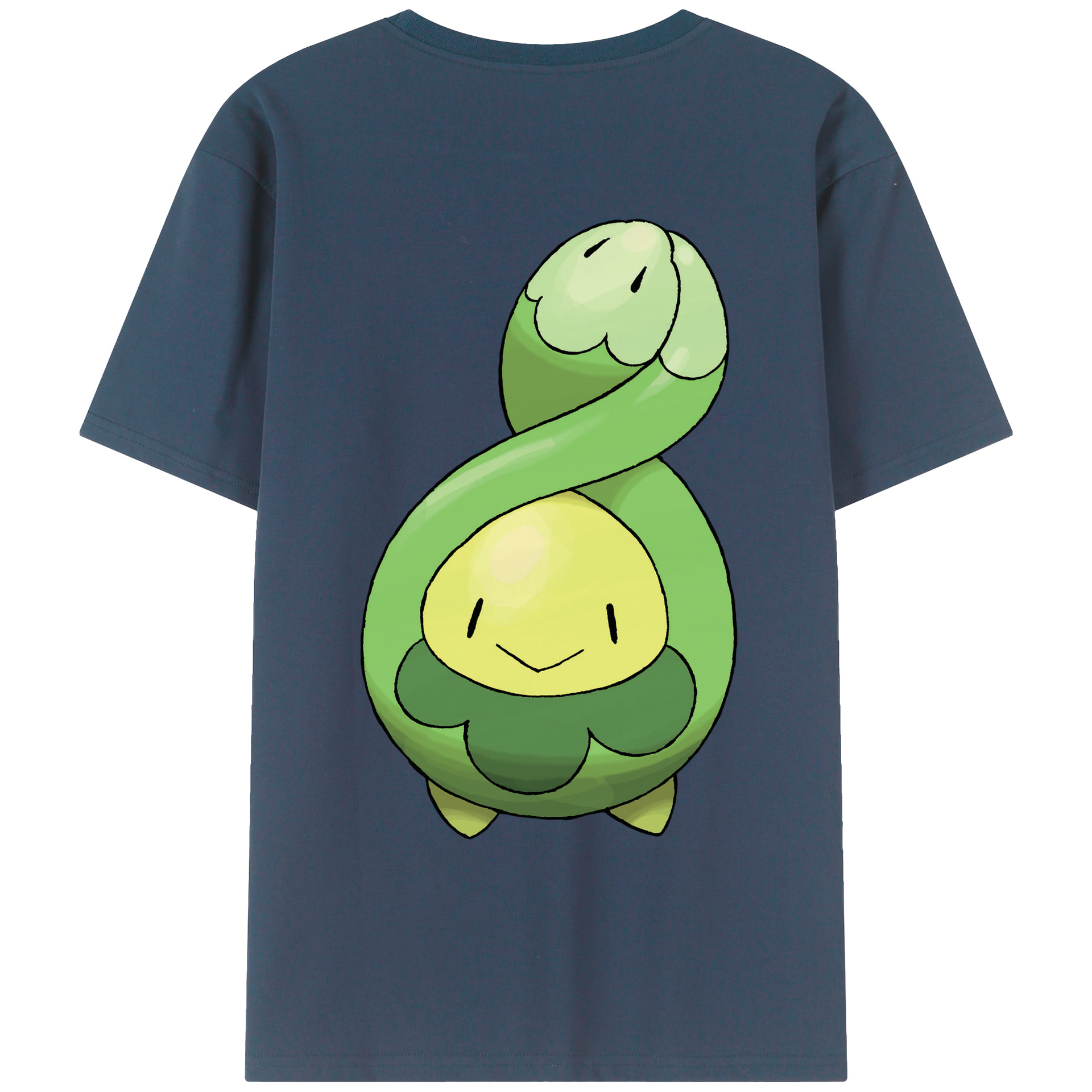 （画像用） ポケットモンスター Pokémon 綿100％ メンズ半袖Tシャツ（バックプリント） 通気性