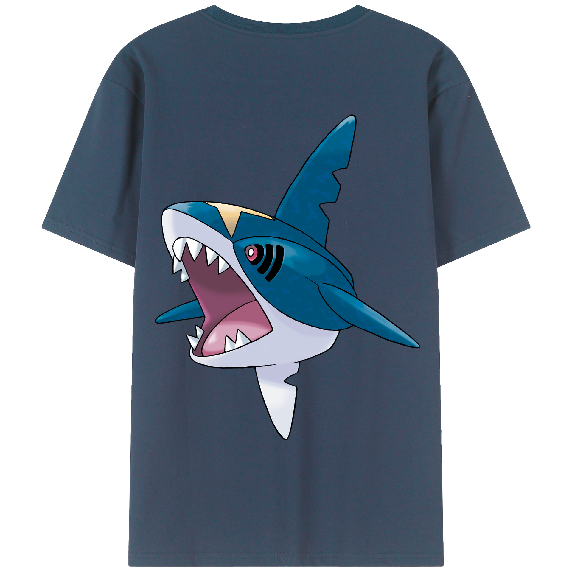（画像用） ポケットモンスター Pokémon 綿100％ メンズ半袖Tシャツ（バックプリント） 通気性
