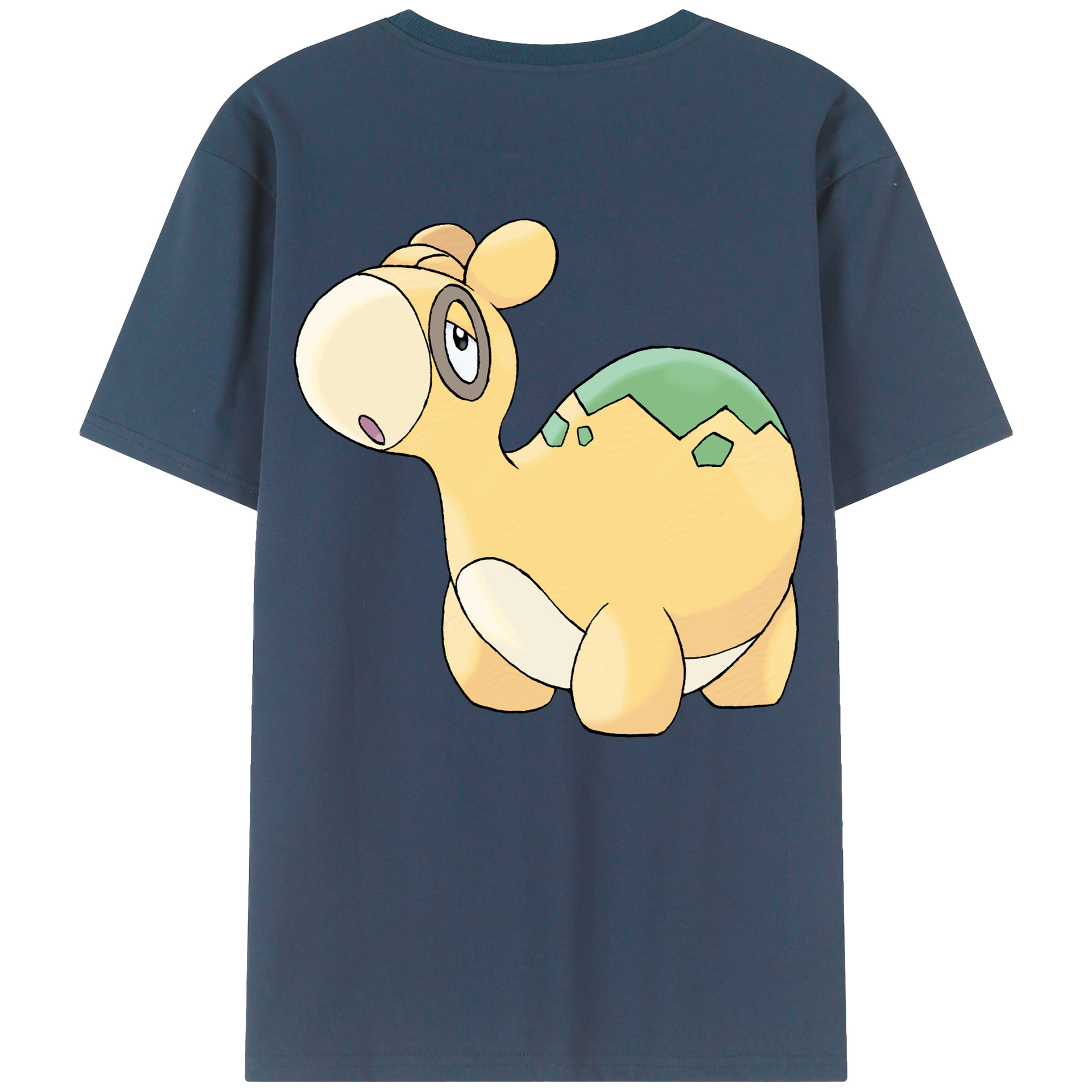 （画像用） ポケットモンスター Pokémon 綿100％ メンズ半袖Tシャツ（バックプリント） 通気性
