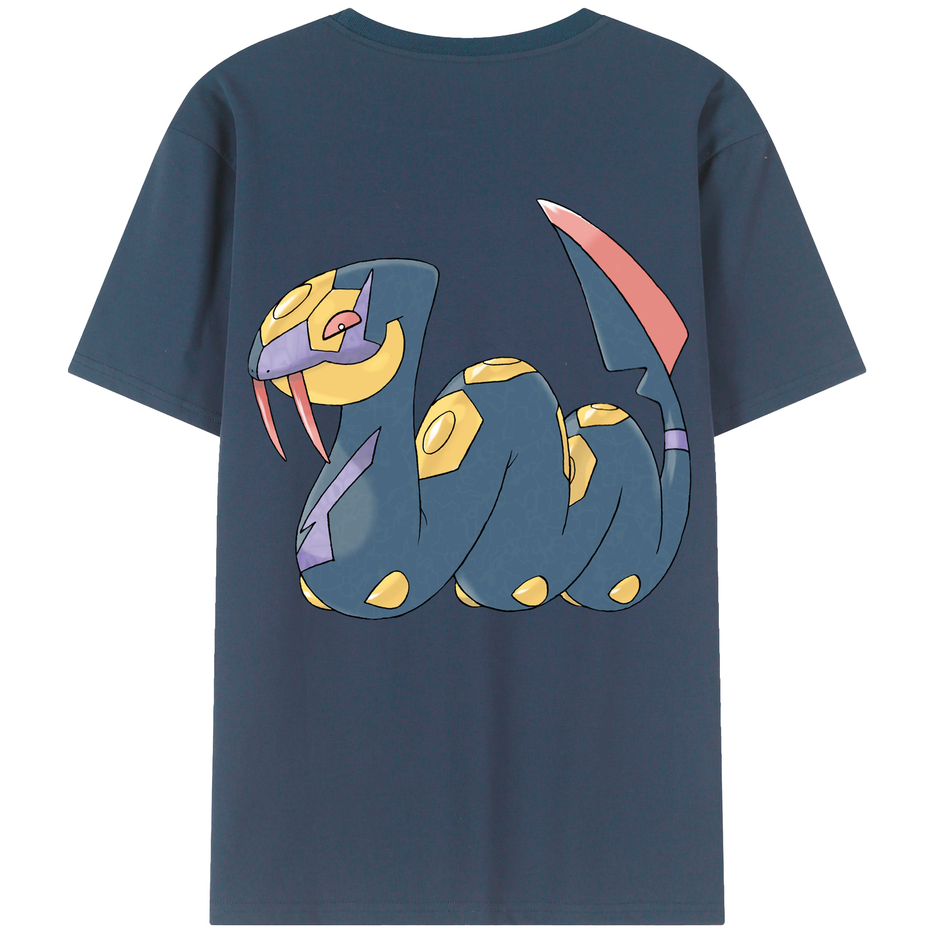 （画像用） ポケットモンスター Pokémon 綿100％ メンズ半袖Tシャツ（バックプリント） 通気性