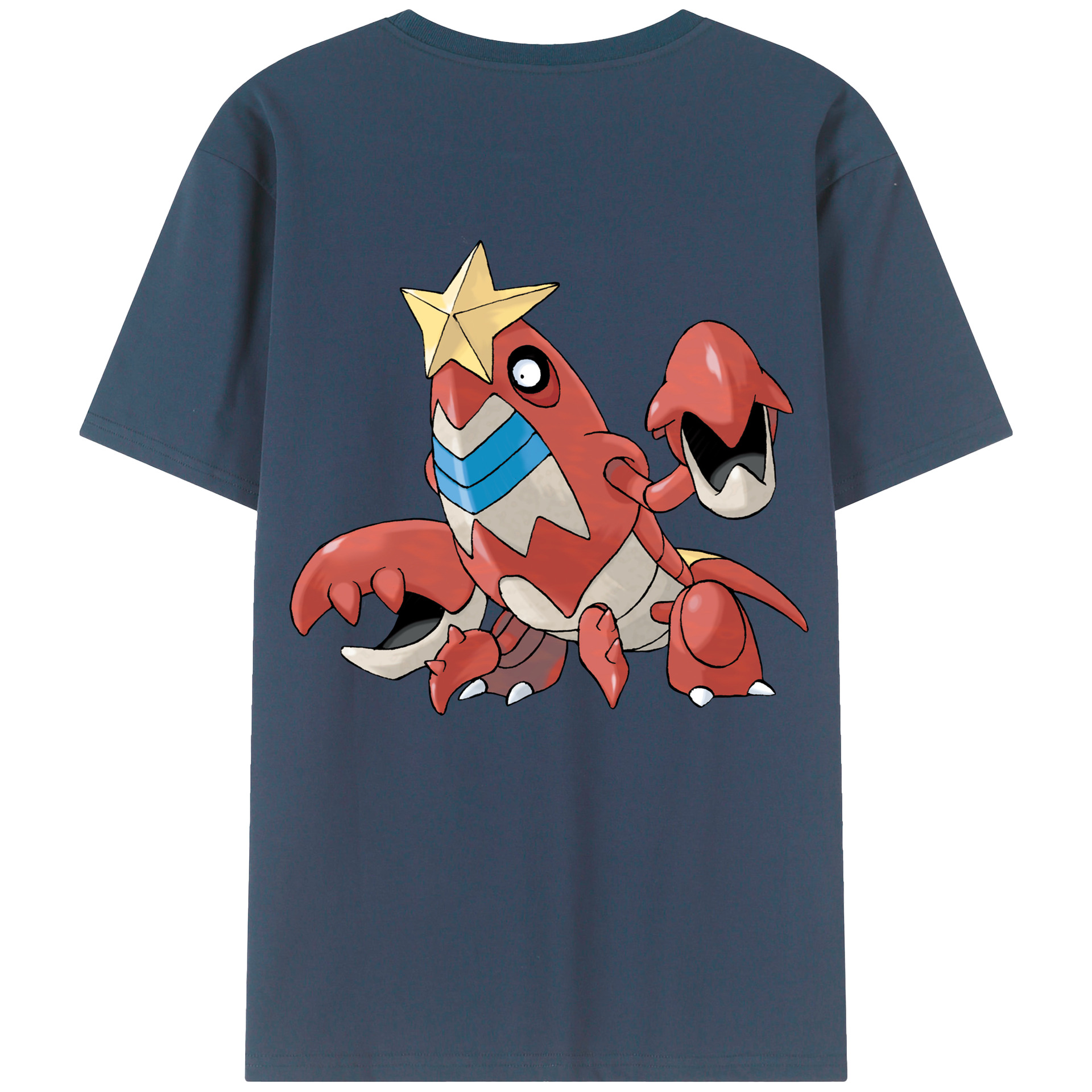 （画像用） ポケットモンスター Pokémon 綿100％ メンズ半袖Tシャツ（バックプリント） 通気性