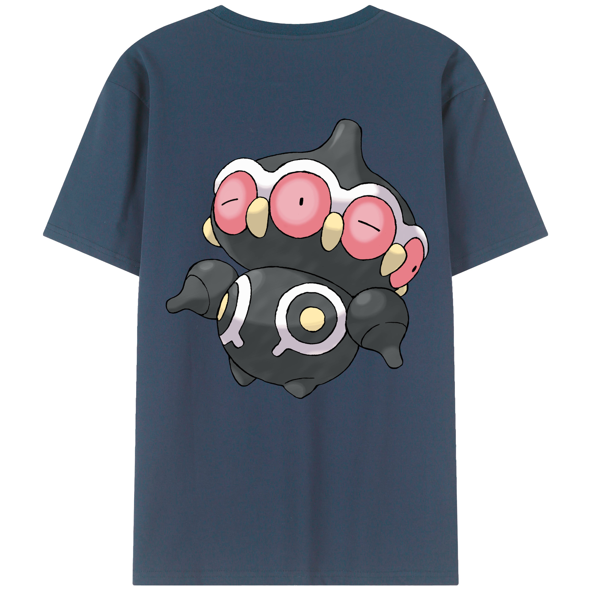 （画像用） ポケットモンスター Pokémon 綿100％ メンズ半袖Tシャツ（バックプリント） 通気性
