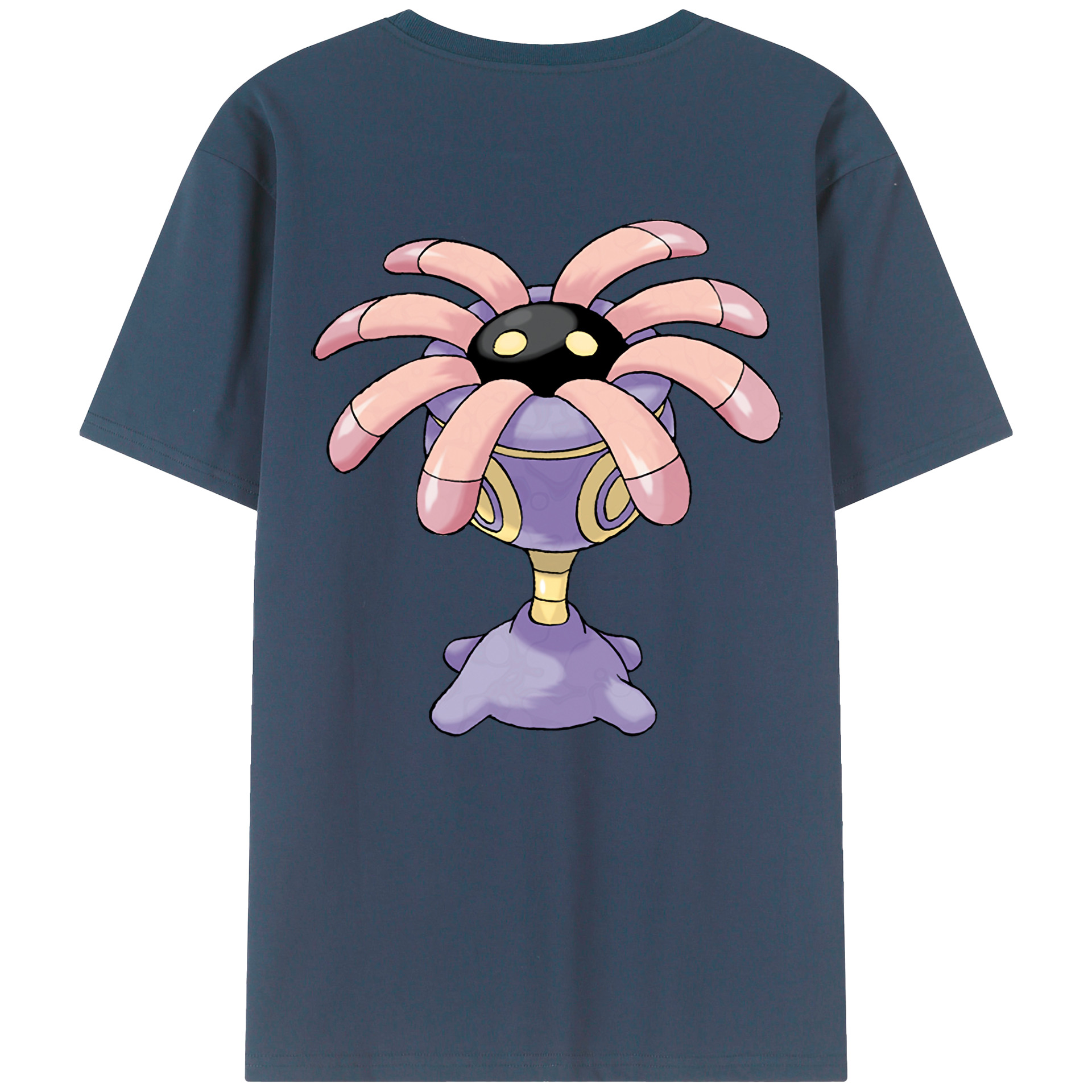 （画像用） ポケットモンスター Pokémon 綿100％ メンズ半袖Tシャツ（バックプリント） 通気性