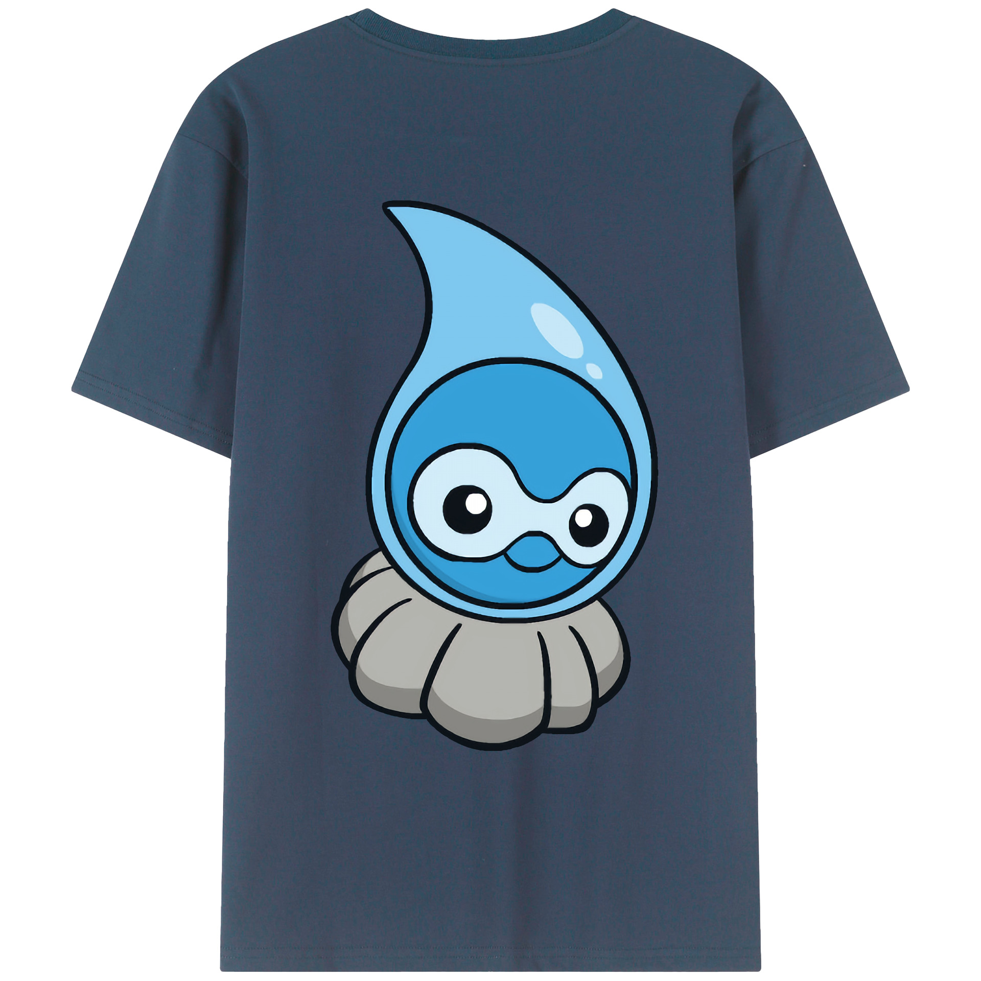 （画像用） ポケットモンスター Pokémon 綿100％ メンズ半袖Tシャツ（バックプリント） 通気性