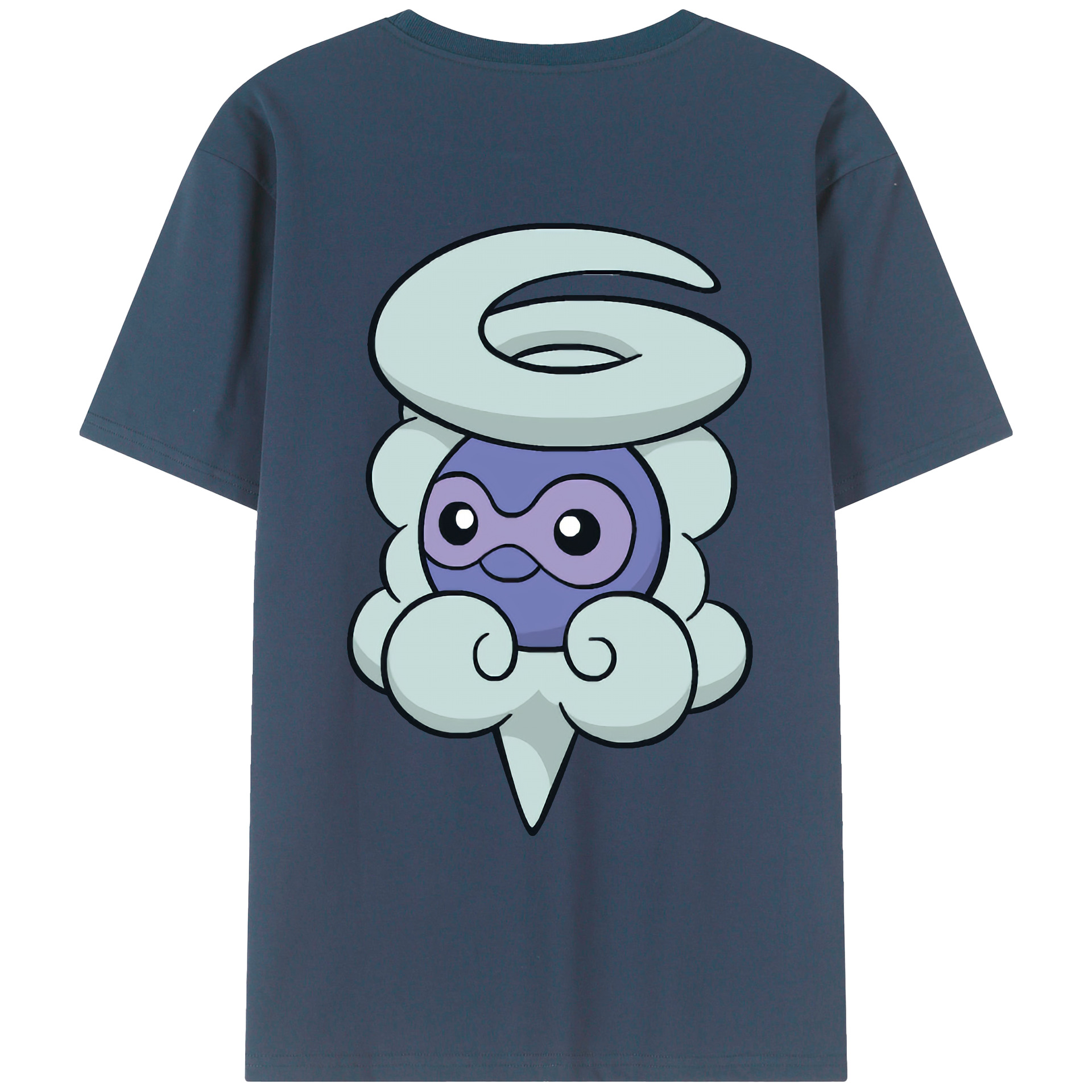 （画像用） ポケットモンスター Pokémon 綿100％ メンズ半袖Tシャツ（バックプリント） 通気性