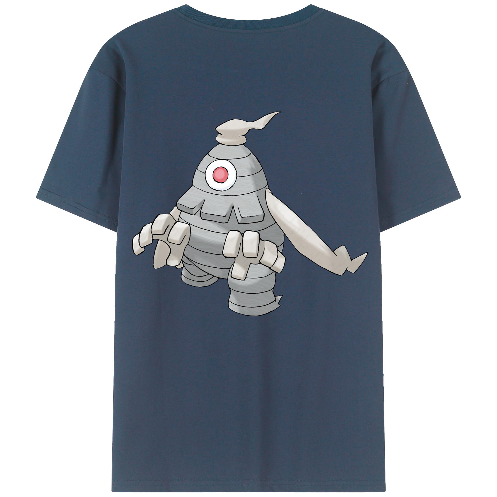 （画像用） ポケットモンスター Pokémon 綿100％ メンズ半袖Tシャツ（バックプリント） 通気性