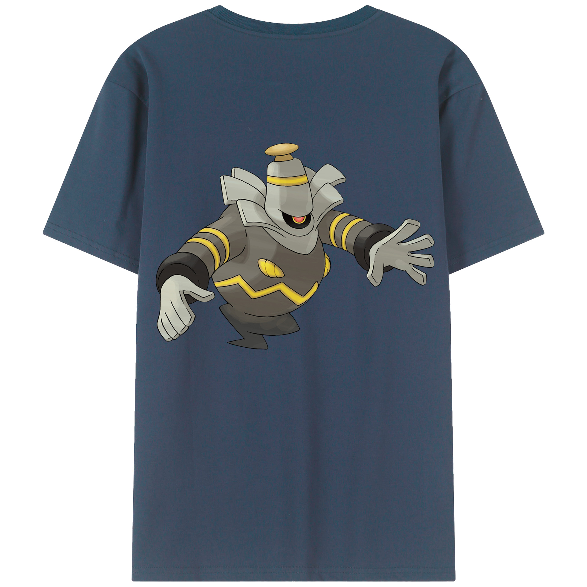 （画像用） ポケットモンスター Pokémon 綿100％ メンズ半袖Tシャツ（バックプリント） 通気性