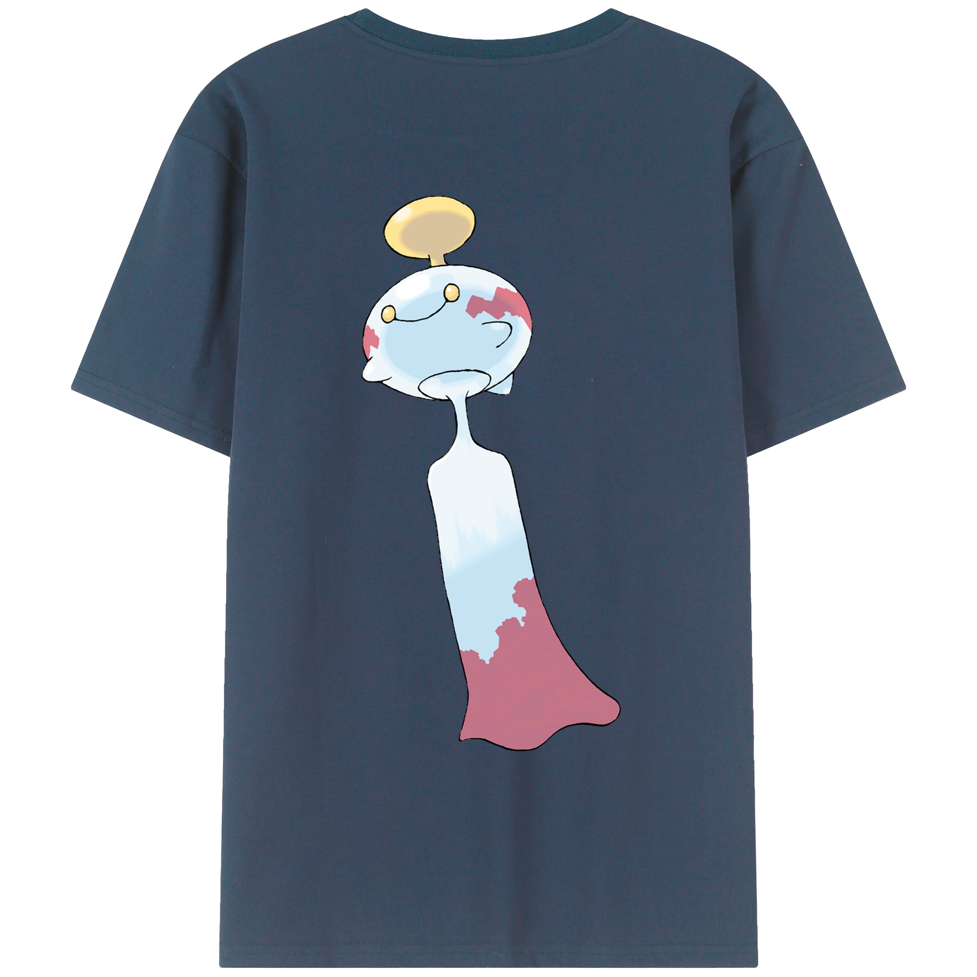 （画像用） ポケットモンスター Pokémon 綿100％ メンズ半袖Tシャツ（バックプリント） 通気性