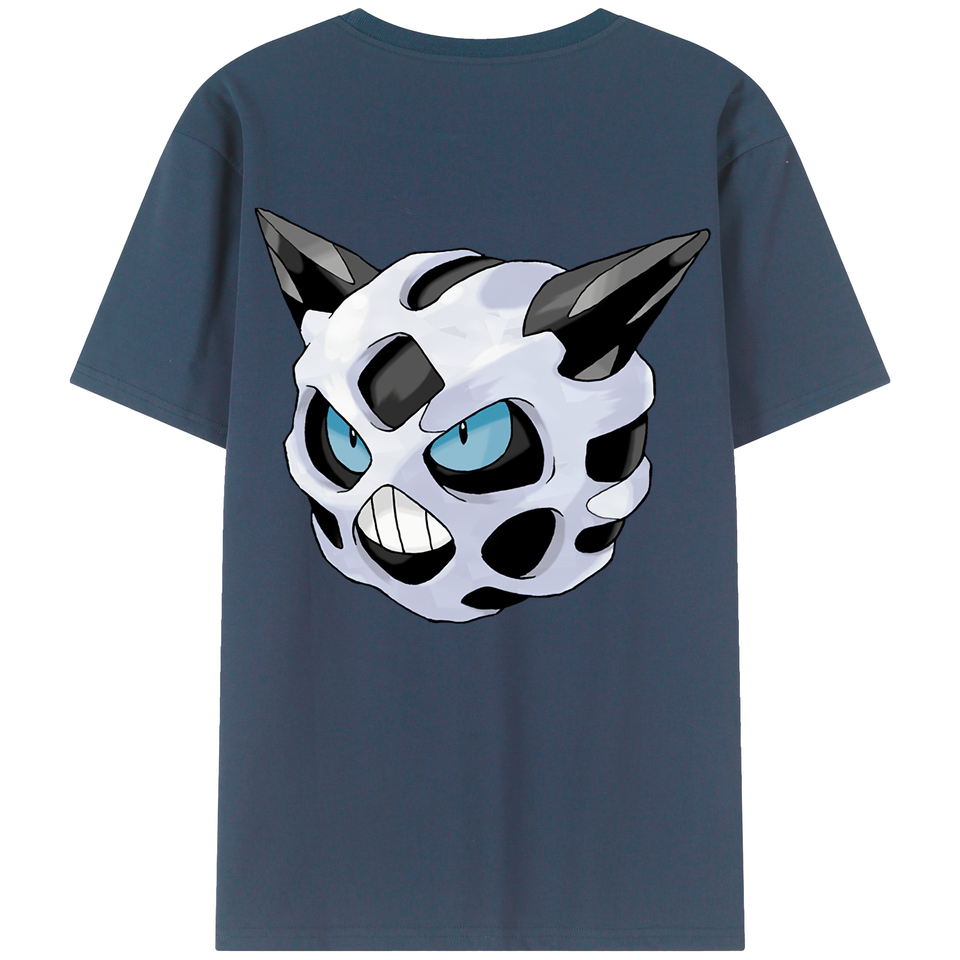 （画像用） ポケットモンスター Pokémon 綿100％ メンズ半袖Tシャツ（バックプリント） 通気性