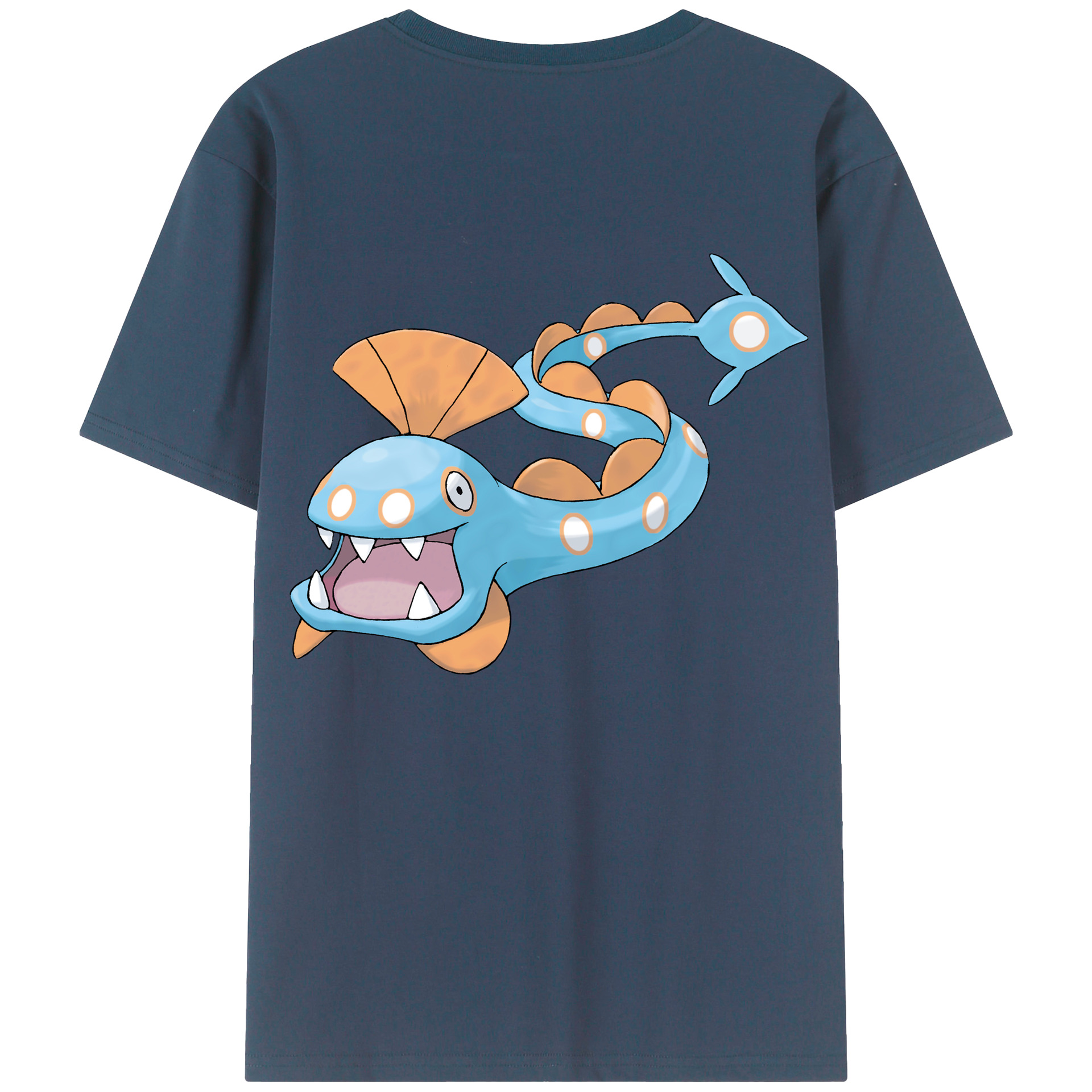 （画像用） ポケットモンスター Pokémon 綿100％ メンズ半袖Tシャツ（バックプリント） 通気性