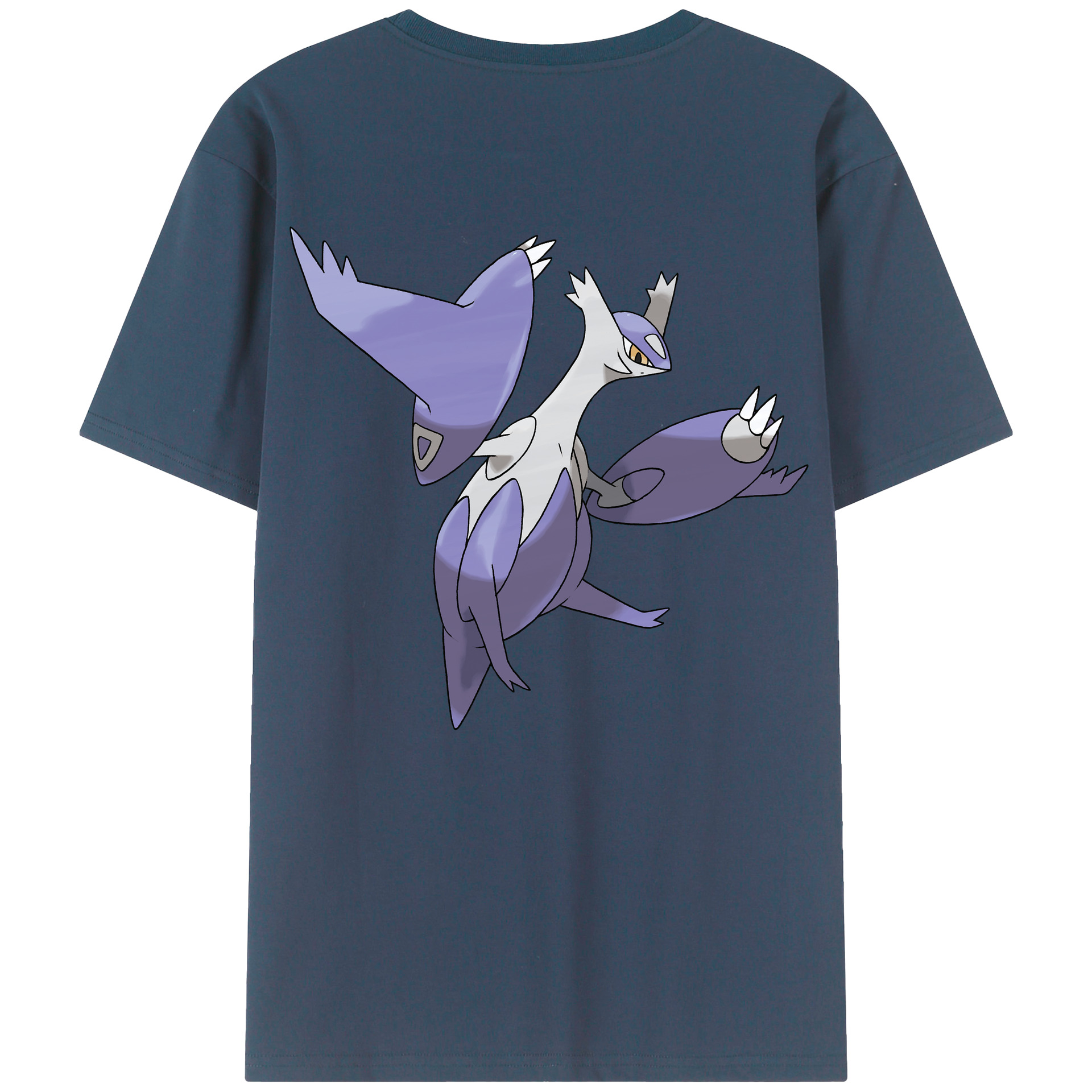 （画像用） ポケットモンスター Pokémon 綿100％ メンズ半袖Tシャツ（バックプリント） 通気性