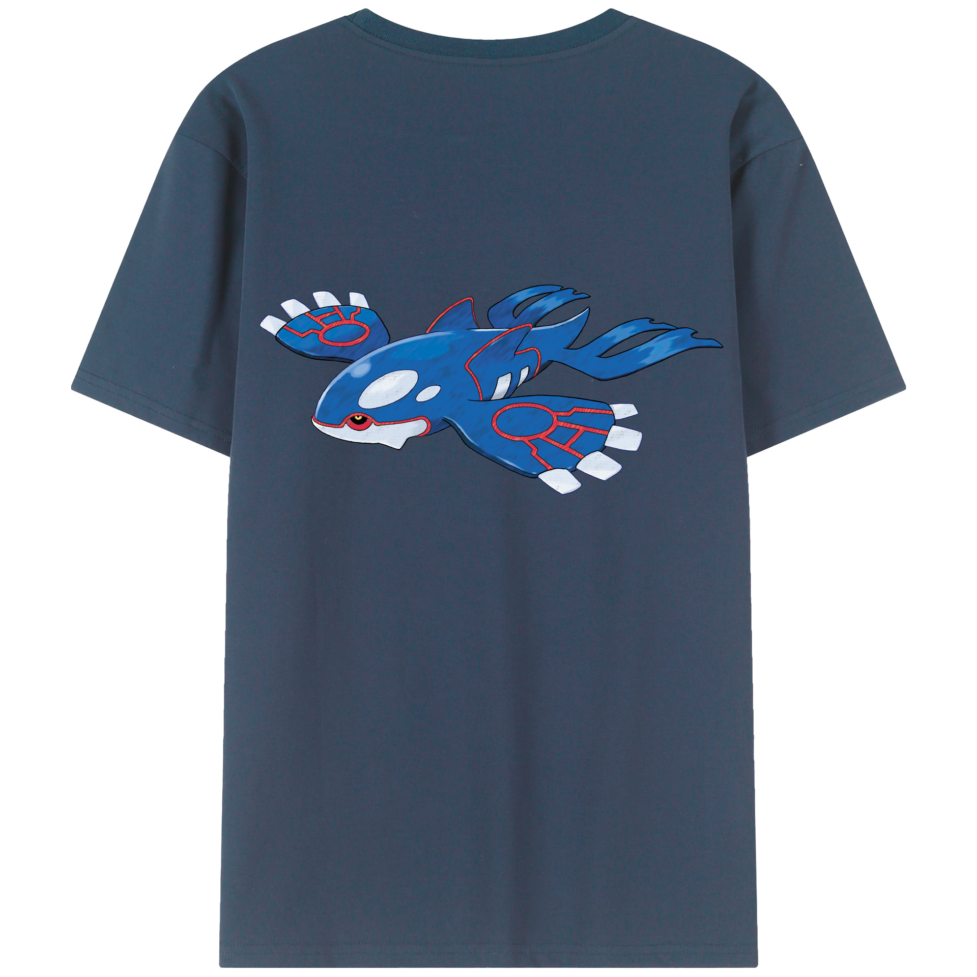 （画像用） ポケットモンスター Pokémon 綿100％ メンズ半袖Tシャツ（バックプリント） 通気性