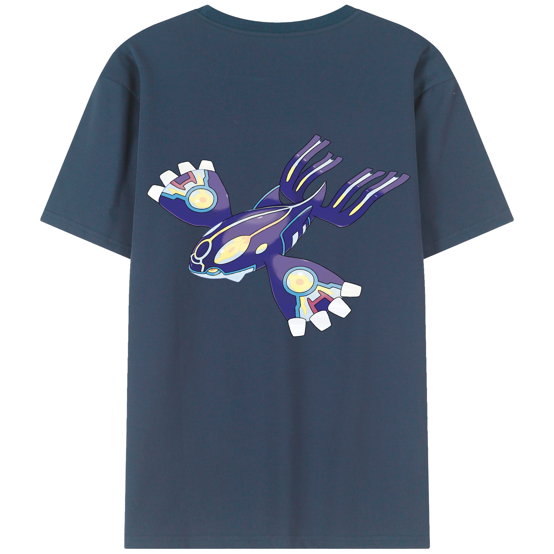 （画像用） ポケットモンスター Pokémon 綿100％ メンズ半袖Tシャツ（バックプリント） 通気性