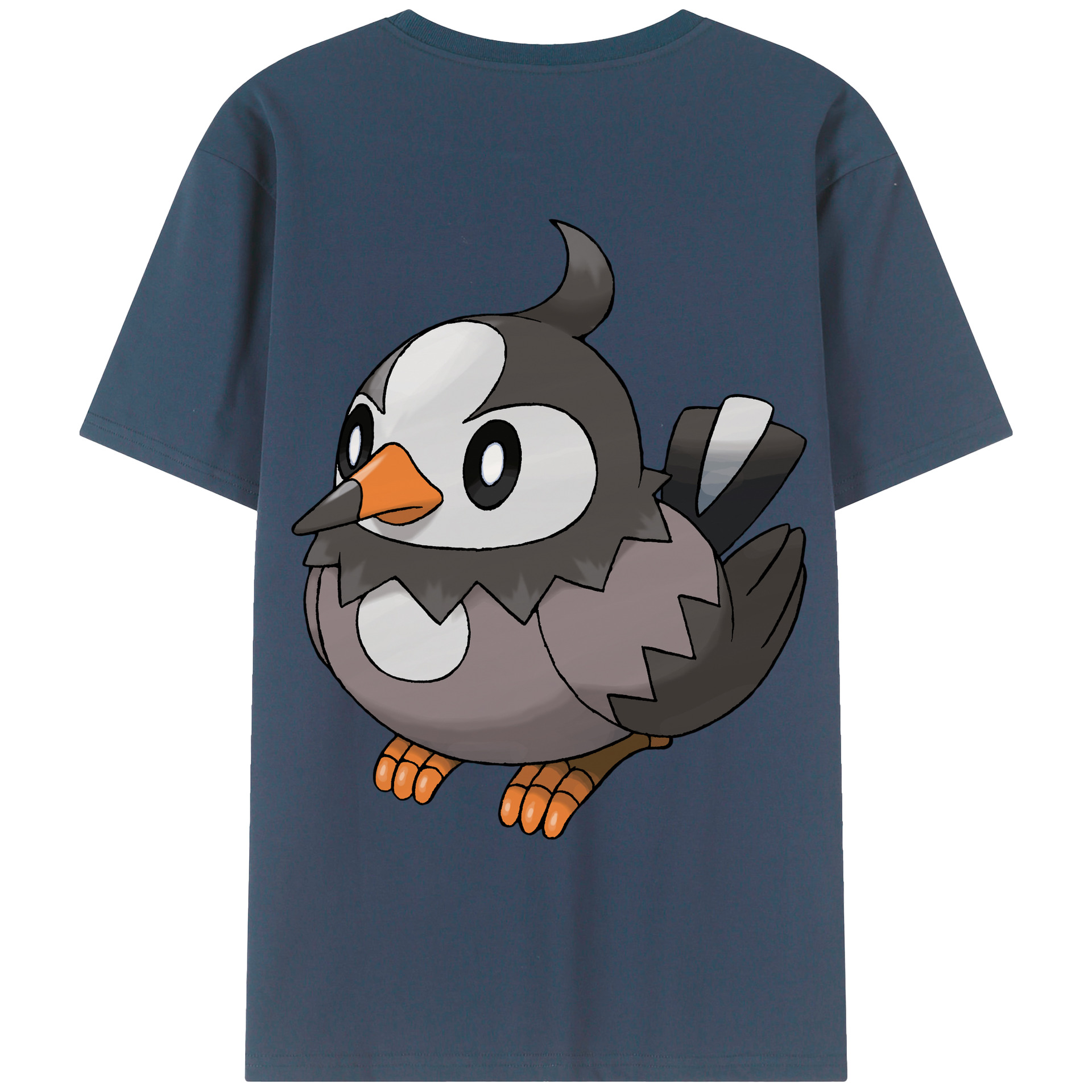 （画像用） ポケットモンスター Pokémon 綿100％ メンズ半袖Tシャツ（バックプリント） 通気性