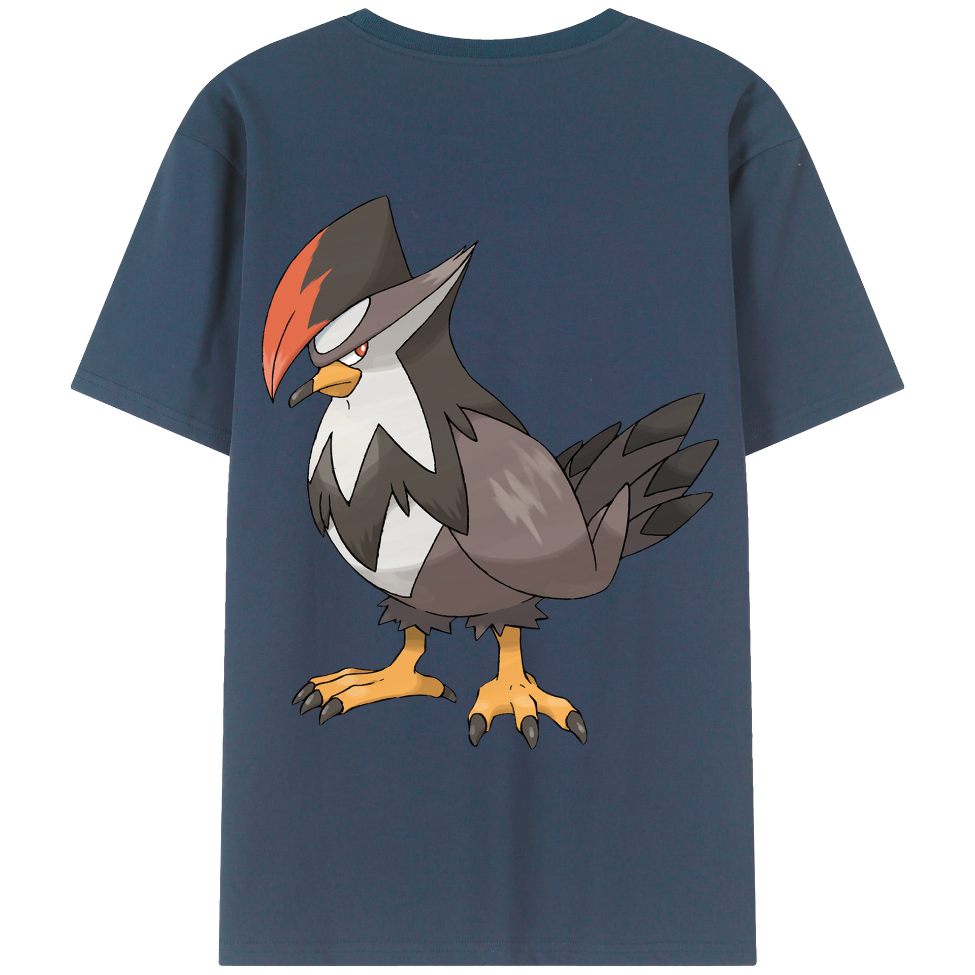 （画像用） ポケットモンスター Pokémon 綿100％ メンズ半袖Tシャツ（バックプリント） 通気性