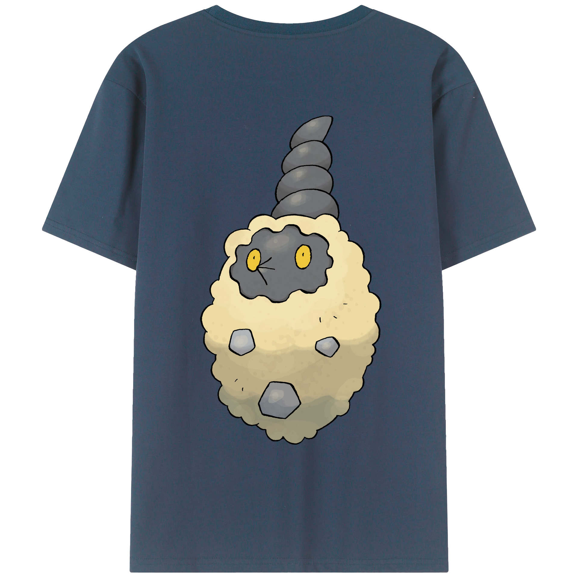 （画像用） ポケットモンスター Pokémon 綿100％ メンズ半袖Tシャツ（バックプリント） 通気性