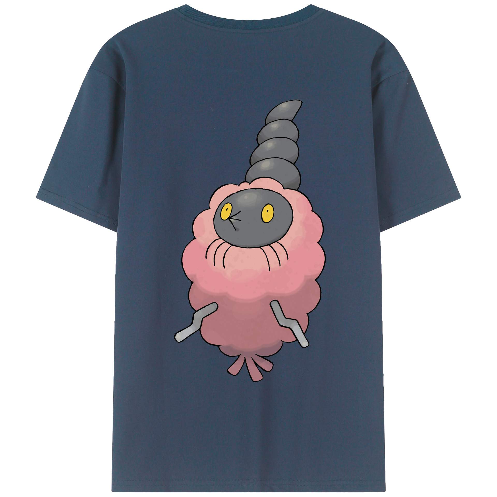 （画像用） ポケットモンスター Pokémon 綿100％ メンズ半袖Tシャツ（バックプリント） 通気性