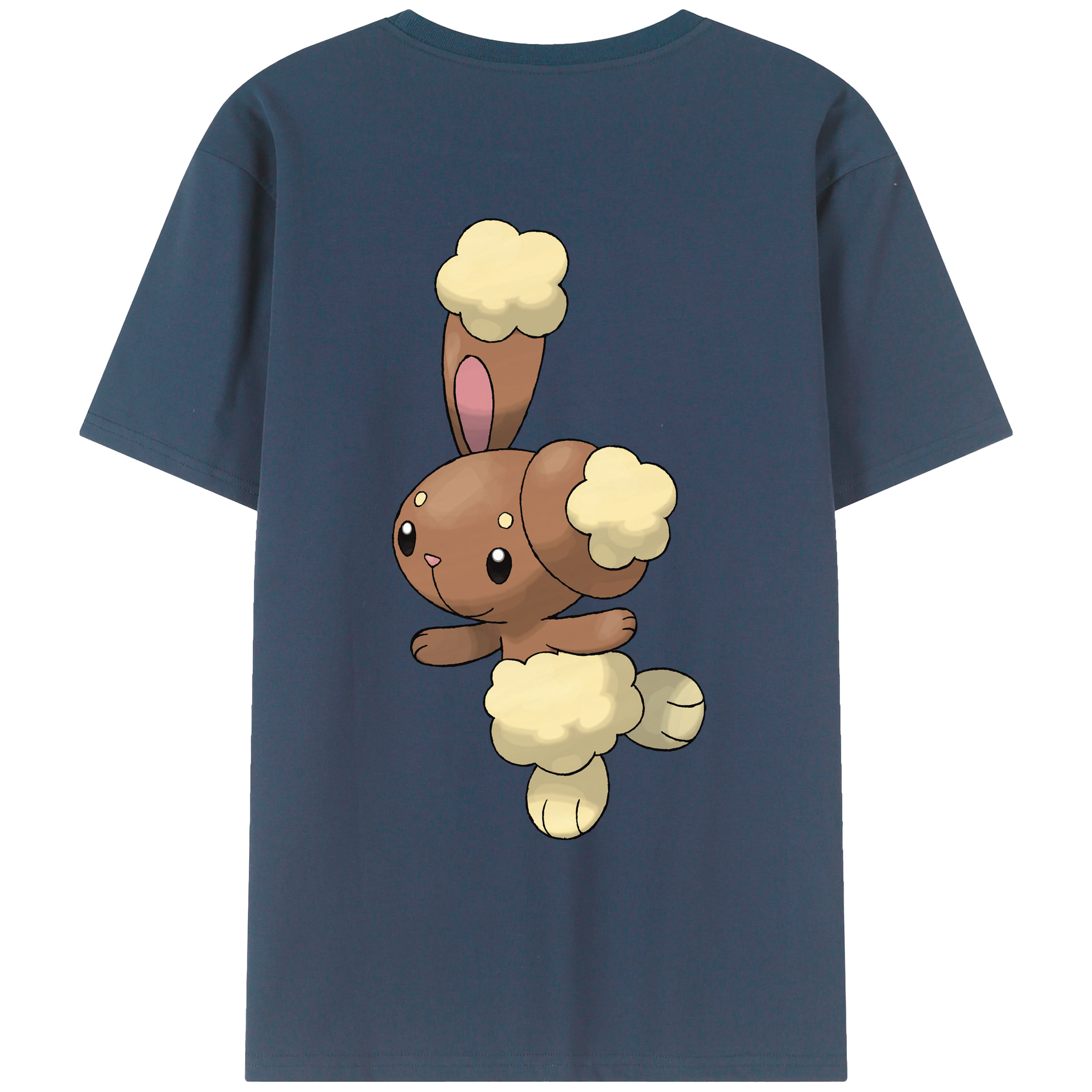 （画像用） ポケットモンスター Pokémon 綿100％ メンズ半袖Tシャツ（バックプリント） 通気性