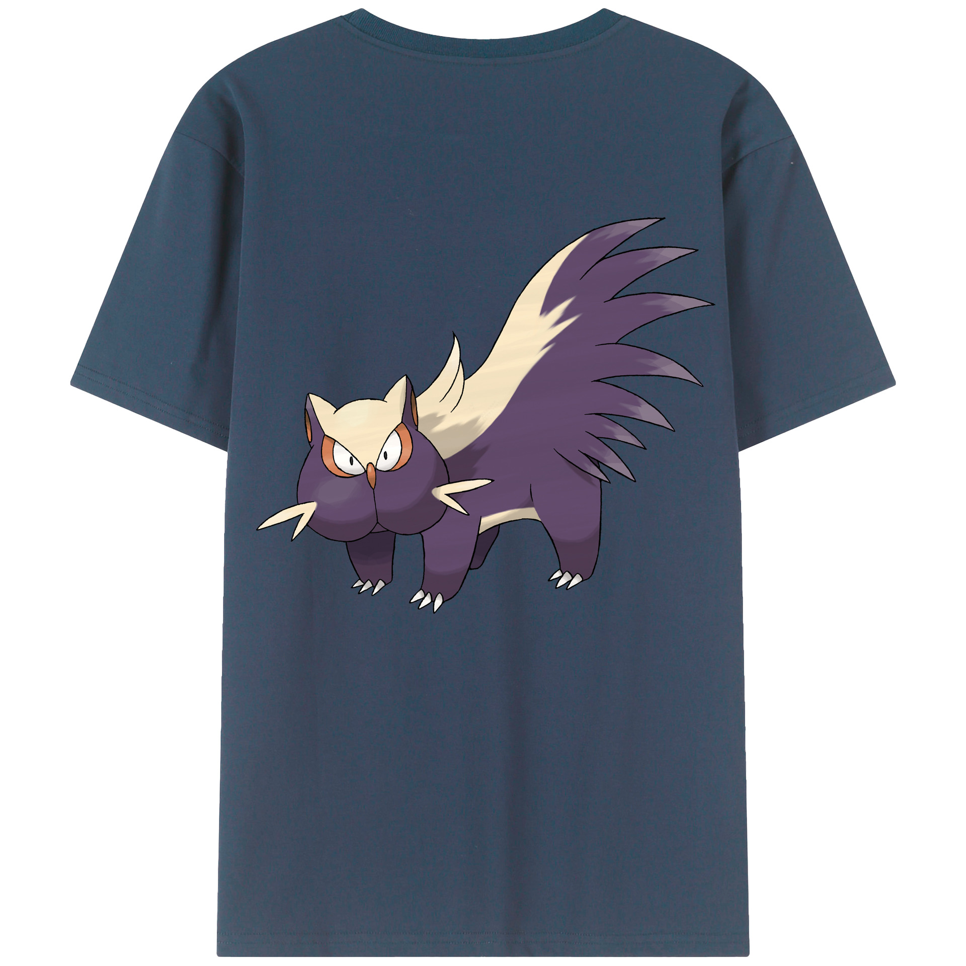 （画像用） ポケットモンスター Pokémon 綿100％ メンズ半袖Tシャツ（バックプリント） 通気性