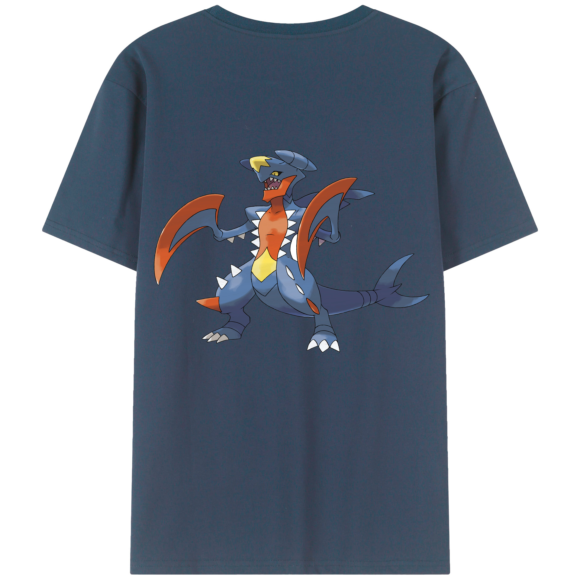 （画像用） ポケットモンスター Pokémon 綿100％ メンズ半袖Tシャツ（バックプリント） 通気性