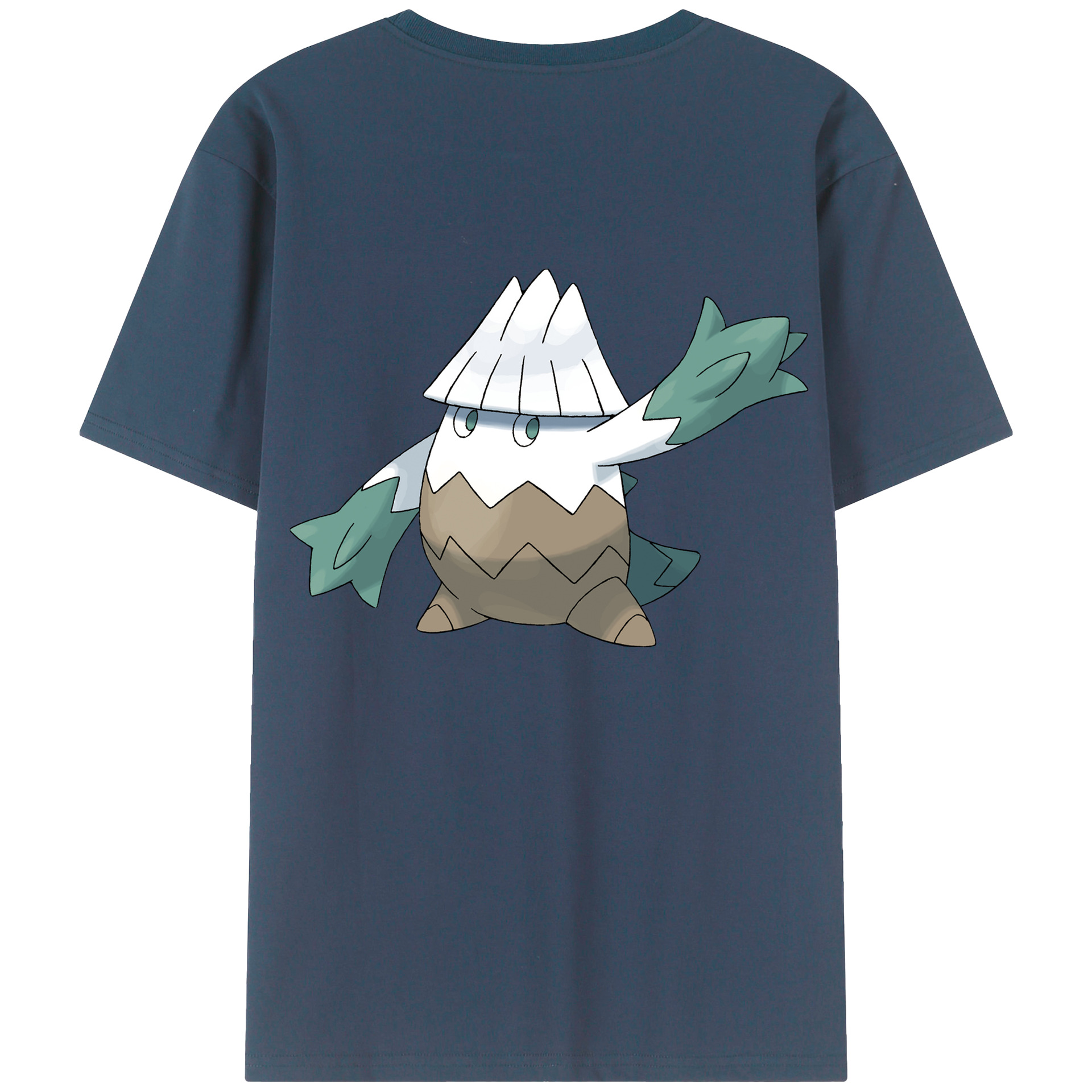 （画像用） ポケットモンスター Pokémon 綿100％ メンズ半袖Tシャツ（バックプリント） 通気性