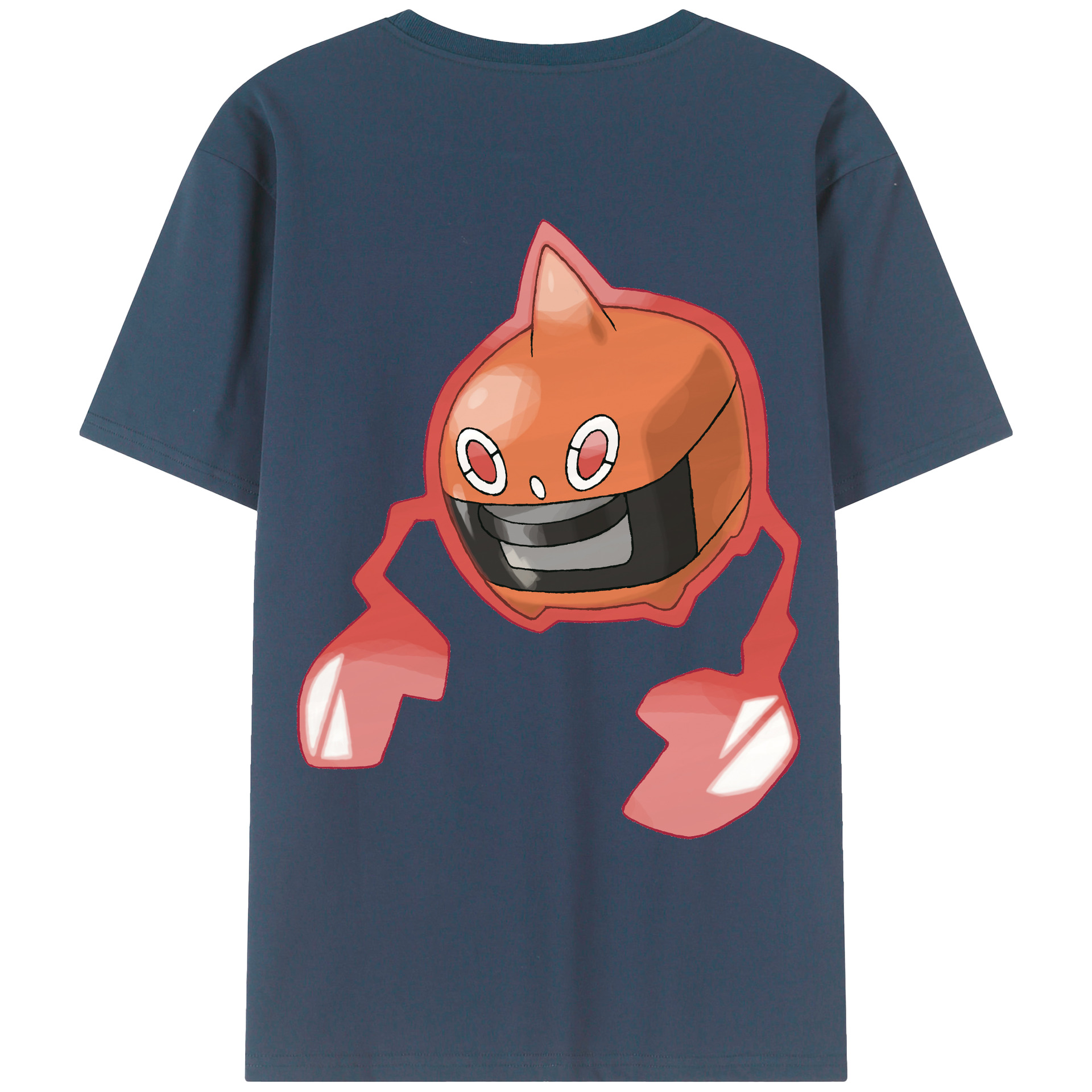 （画像用） ポケットモンスター Pokémon 綿100％ メンズ半袖Tシャツ（バックプリント） 通気性