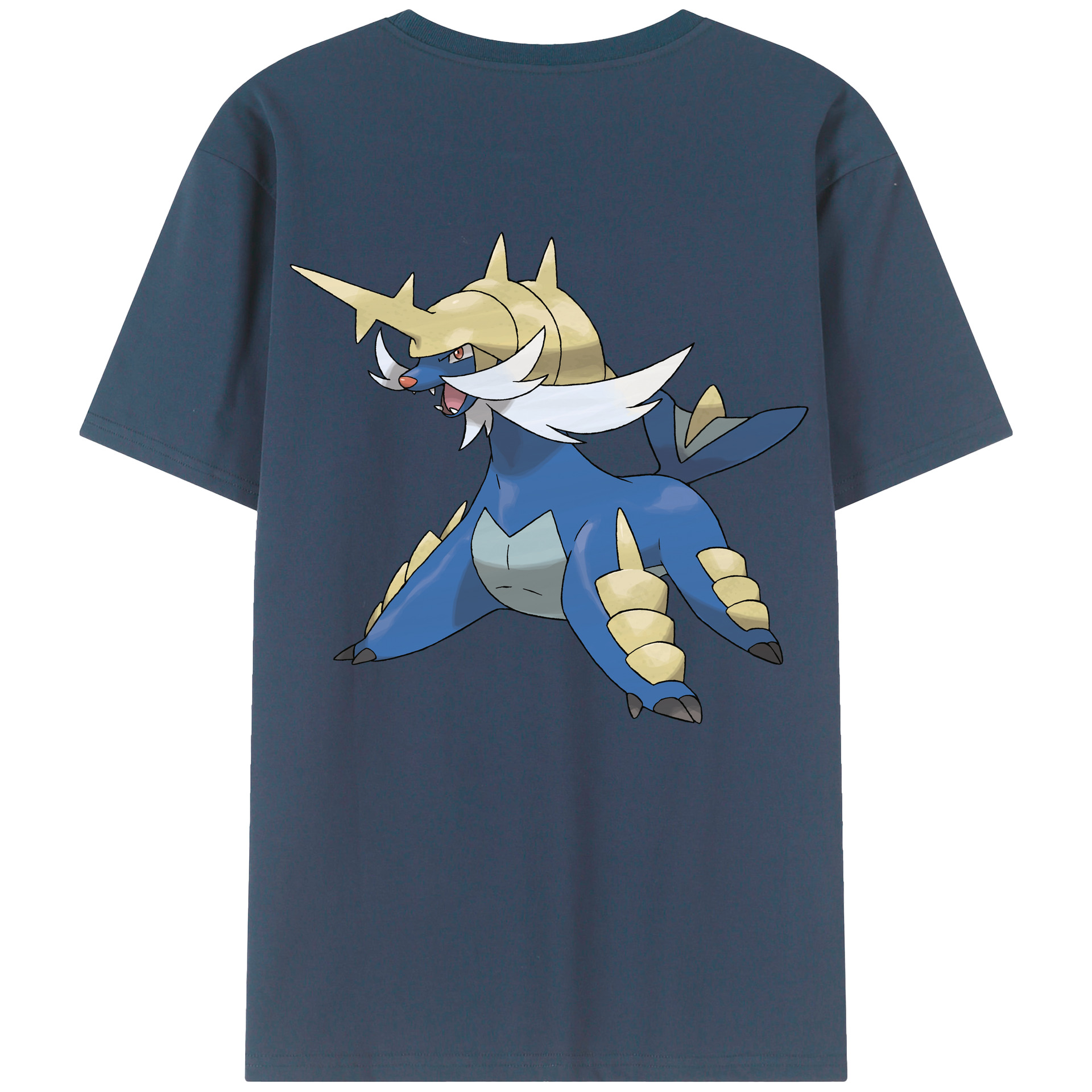（画像用） ポケットモンスター Pokémon 綿100％ メンズ半袖Tシャツ（バックプリント） 通気性