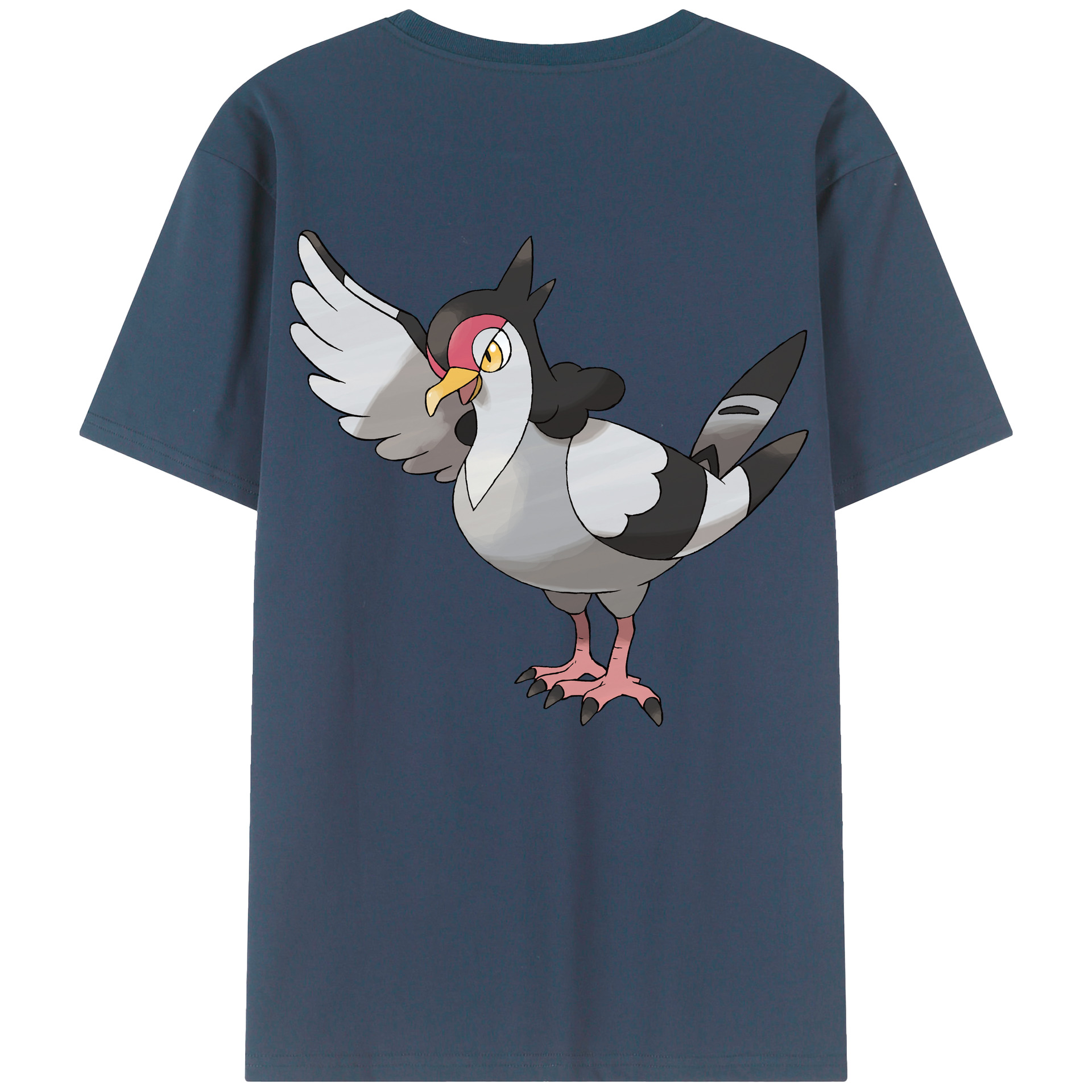 （画像用） ポケットモンスター Pokémon 綿100％ メンズ半袖Tシャツ（バックプリント） 通気性