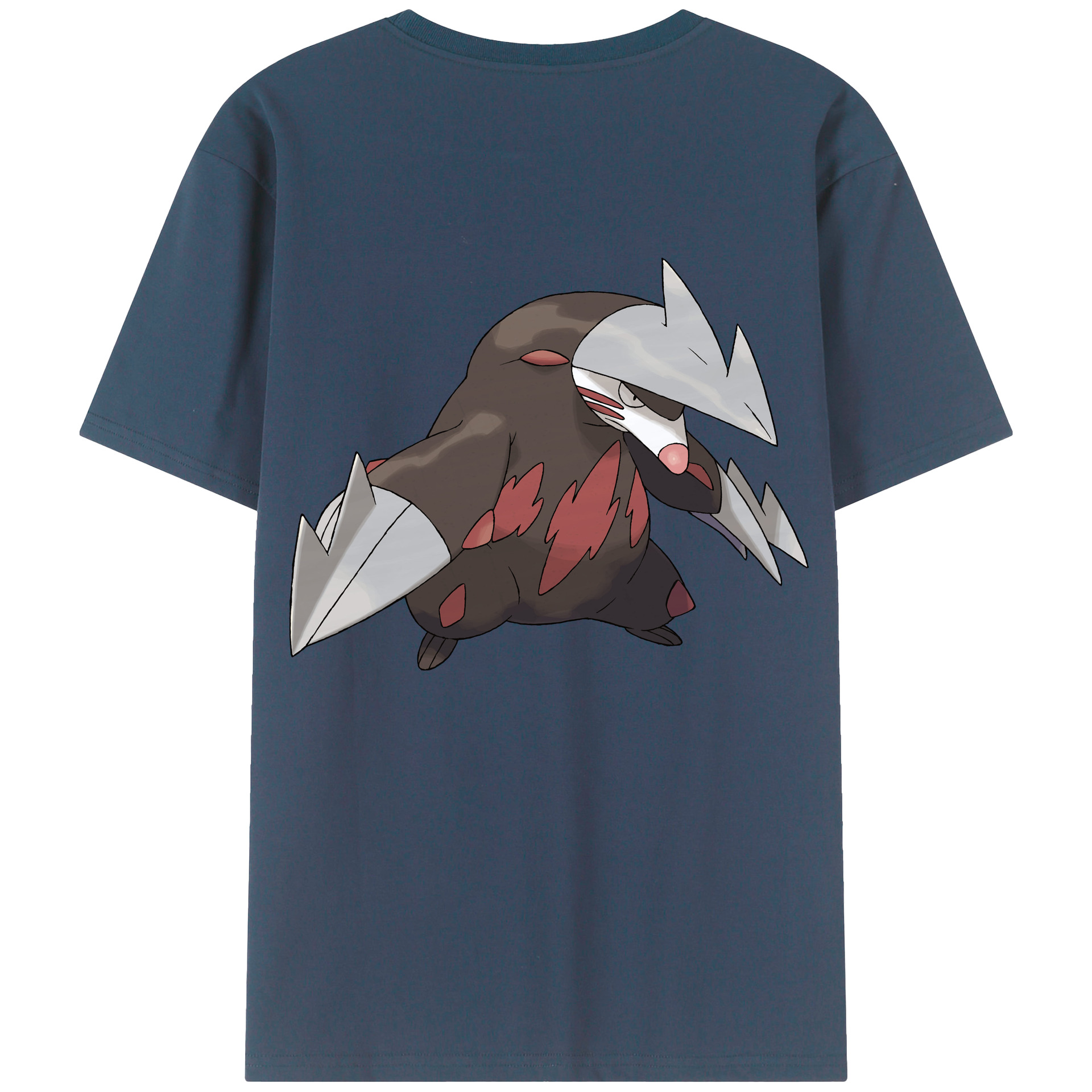 （画像用） ポケットモンスター Pokémon 綿100％ メンズ半袖Tシャツ（バックプリント） 通気性