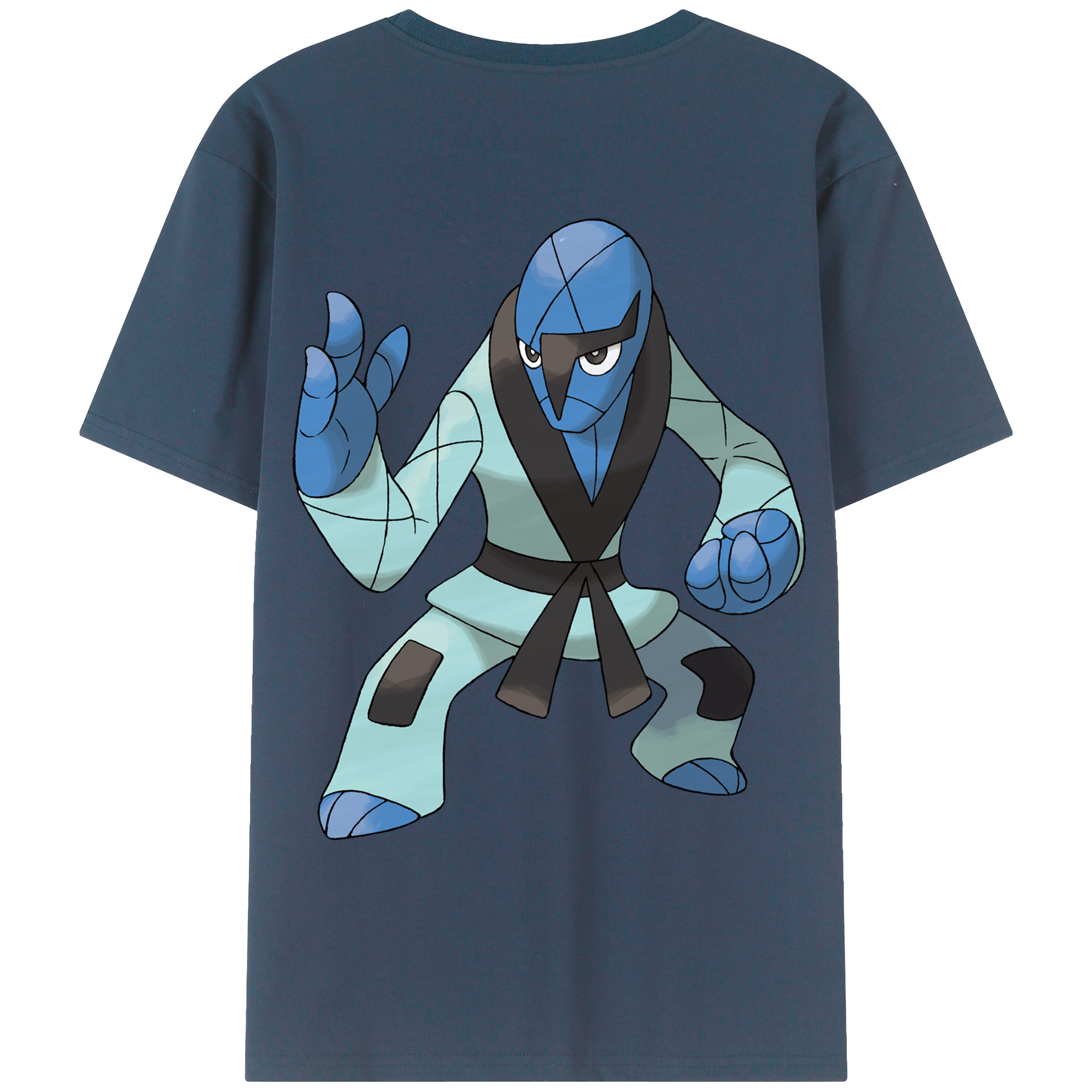 （画像用） ポケットモンスター Pokémon 綿100％ メンズ半袖Tシャツ（バックプリント） 通気性