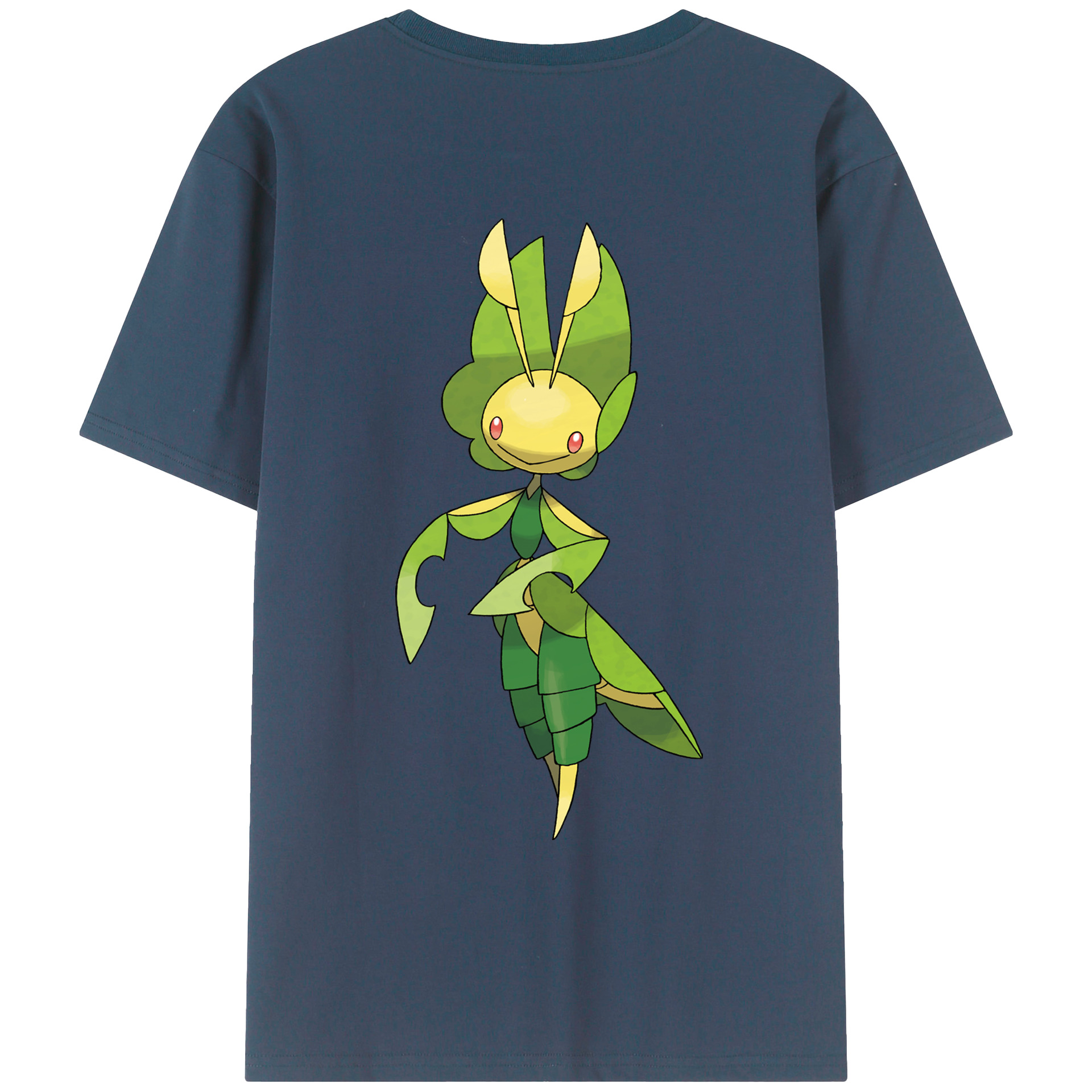 （画像用） ポケットモンスター Pokémon 綿100％ メンズ半袖Tシャツ（バックプリント） 通気性