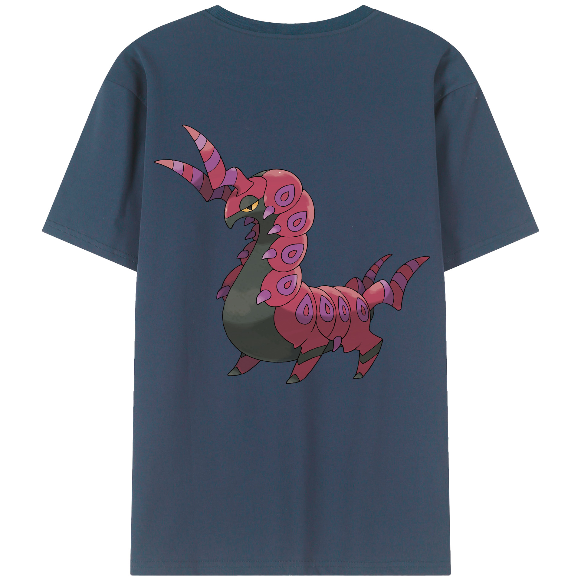 （画像用） ポケットモンスター Pokémon 綿100％ メンズ半袖Tシャツ（バックプリント） 通気性