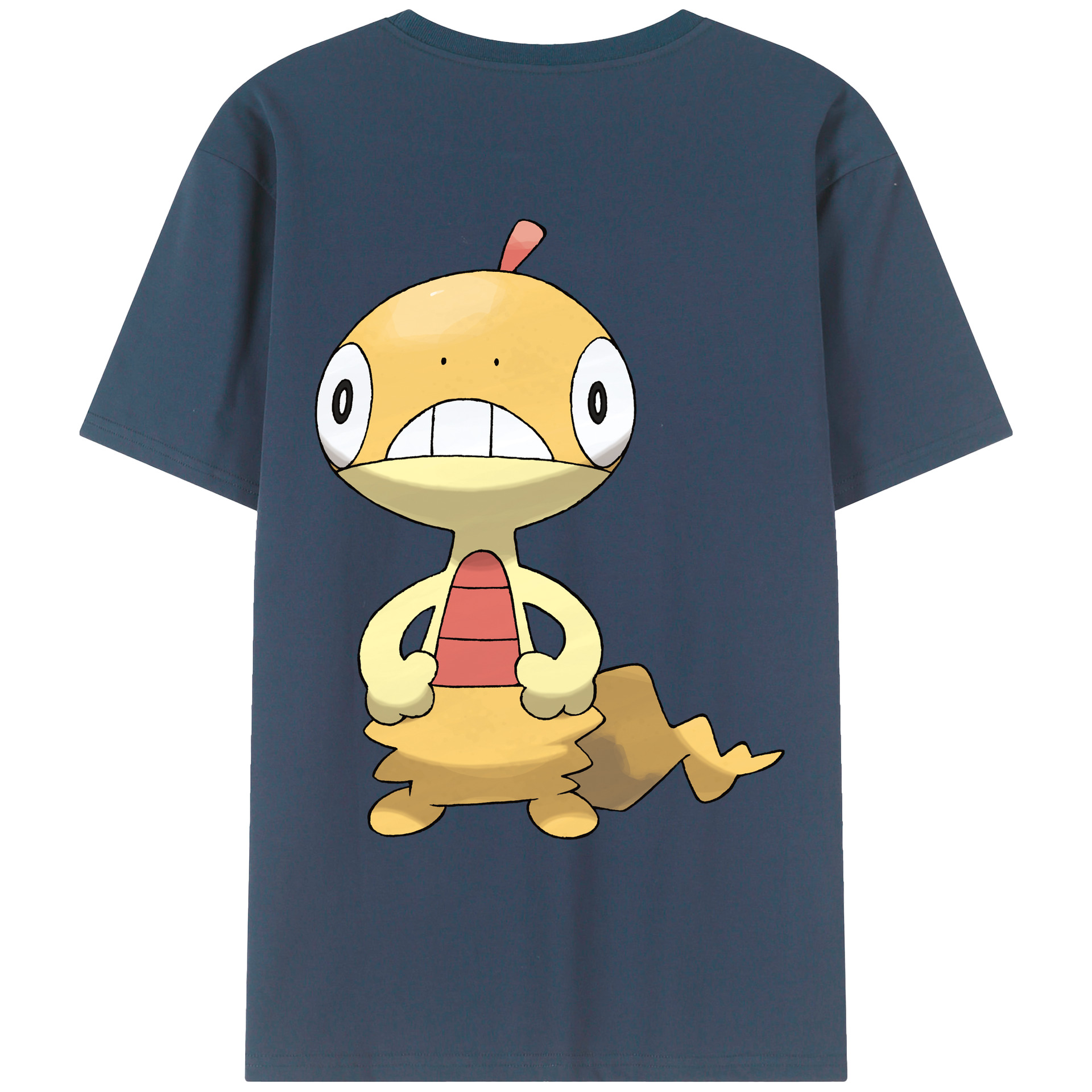（画像用） ポケットモンスター Pokémon 綿100％ メンズ半袖Tシャツ（バックプリント） 通気性