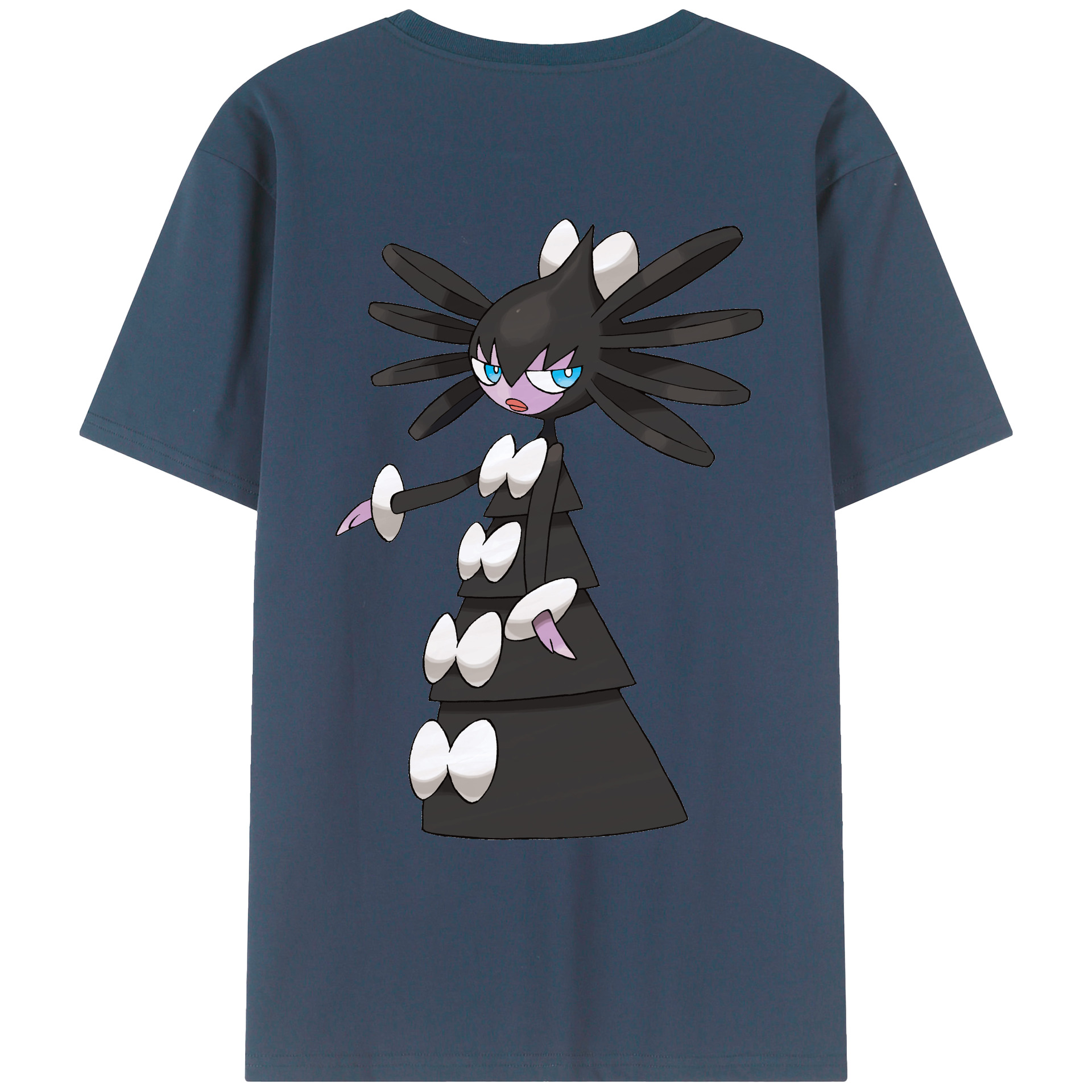 （画像用） ポケットモンスター Pokémon 綿100％ メンズ半袖Tシャツ（バックプリント） 通気性