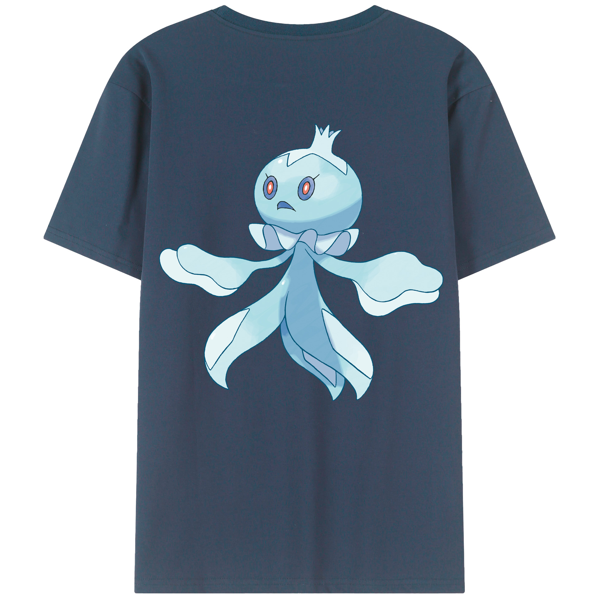 （画像用） ポケットモンスター Pokémon 綿100％ メンズ半袖Tシャツ（バックプリント） 通気性