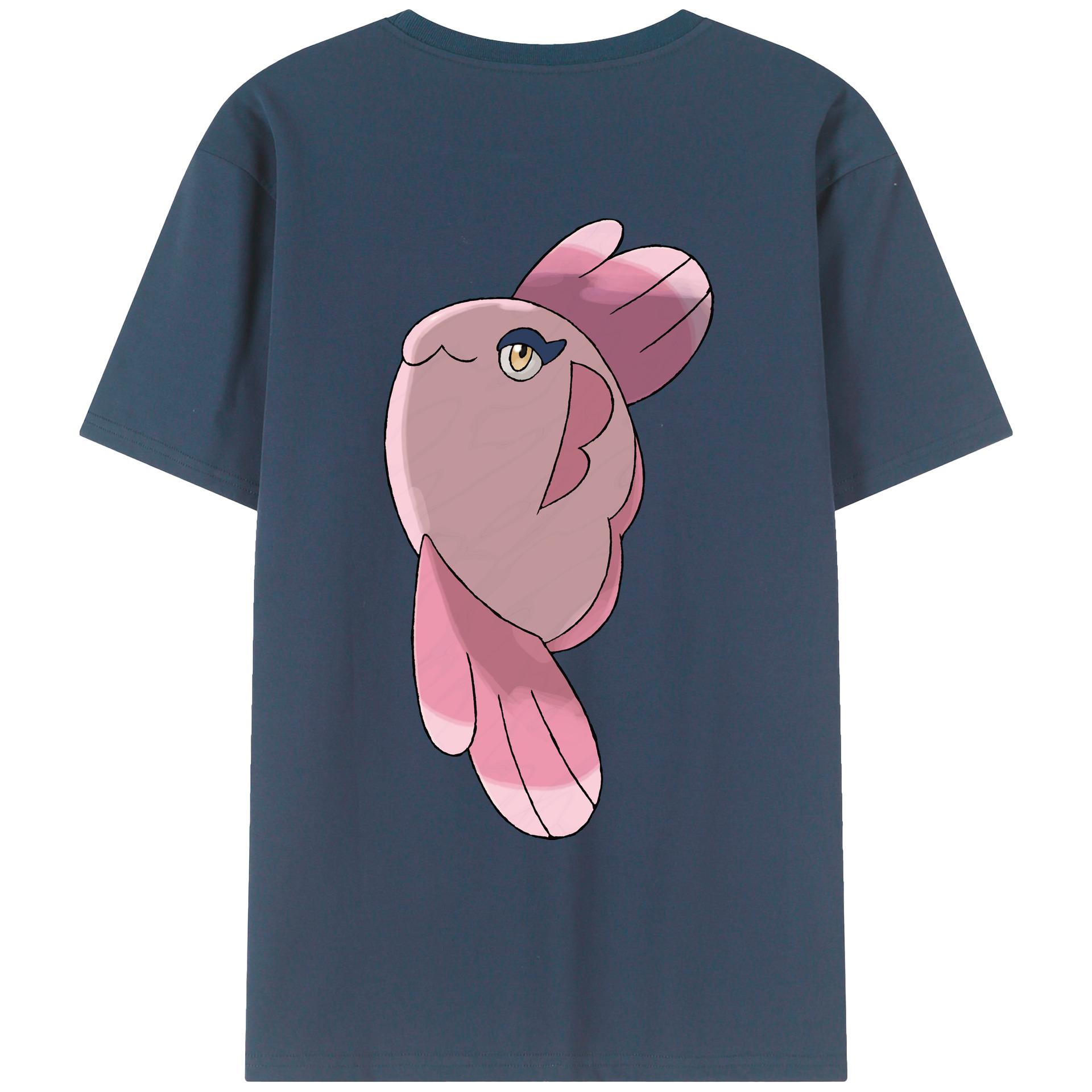 （画像用） ポケットモンスター Pokémon 綿100％ メンズ半袖Tシャツ（バックプリント） 通気性