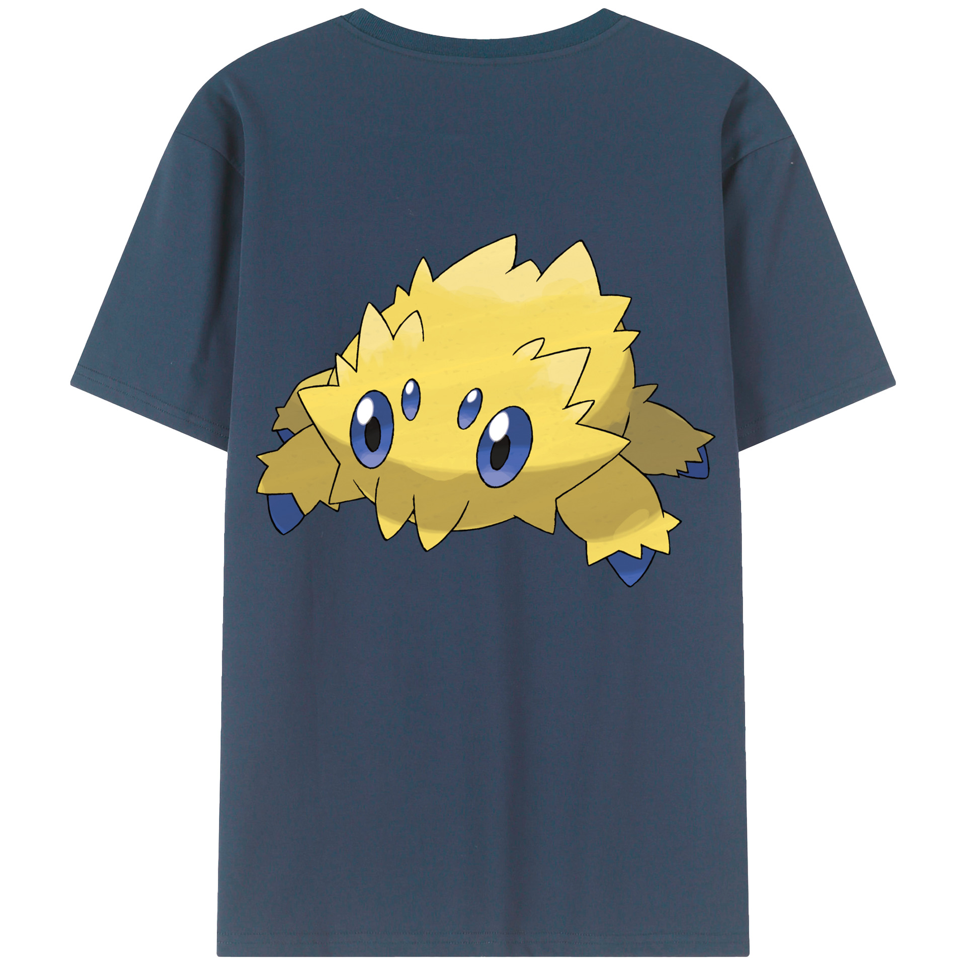 （画像用） ポケットモンスター Pokémon 綿100％ メンズ半袖Tシャツ（バックプリント） 通気性