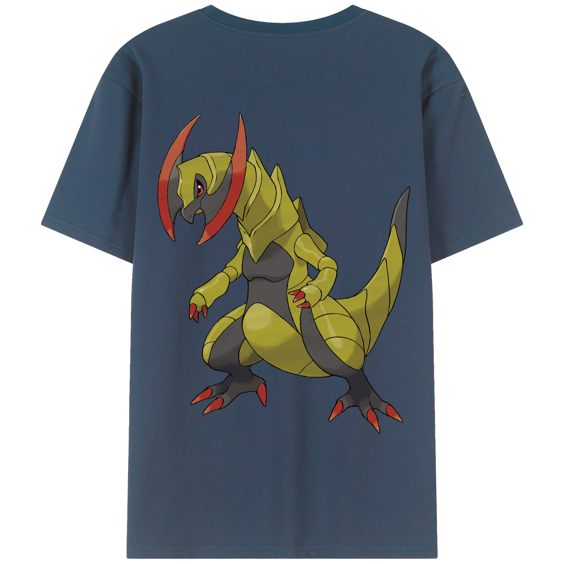 （画像用） ポケットモンスター Pokémon 綿100％ メンズ半袖Tシャツ（バックプリント） 通気性