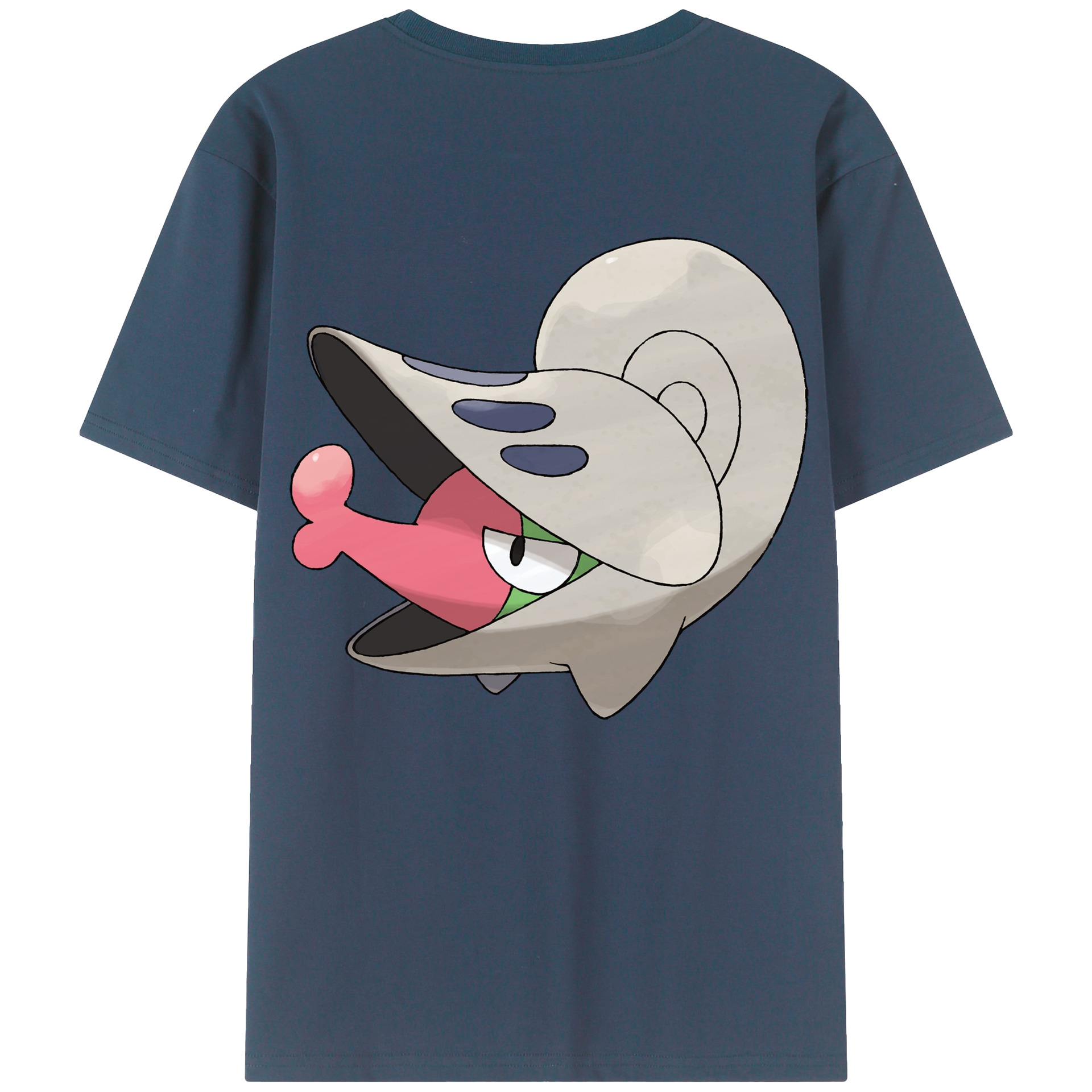 （画像用） ポケットモンスター Pokémon 綿100％ メンズ半袖Tシャツ（バックプリント） 通気性