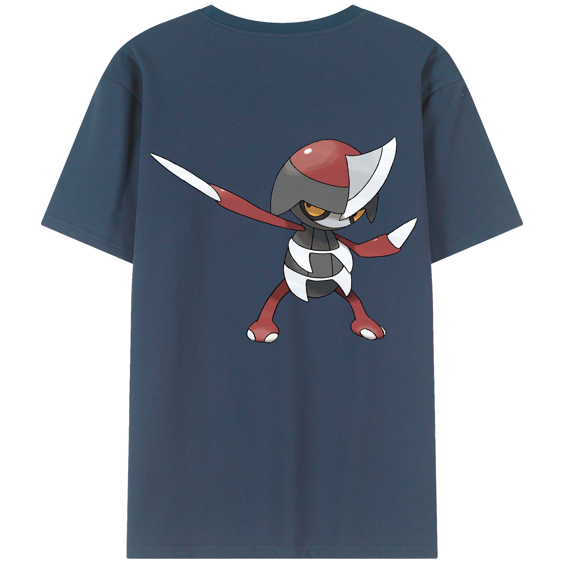 （画像用） ポケットモンスター Pokémon 綿100％ メンズ半袖Tシャツ（バックプリント） 通気性