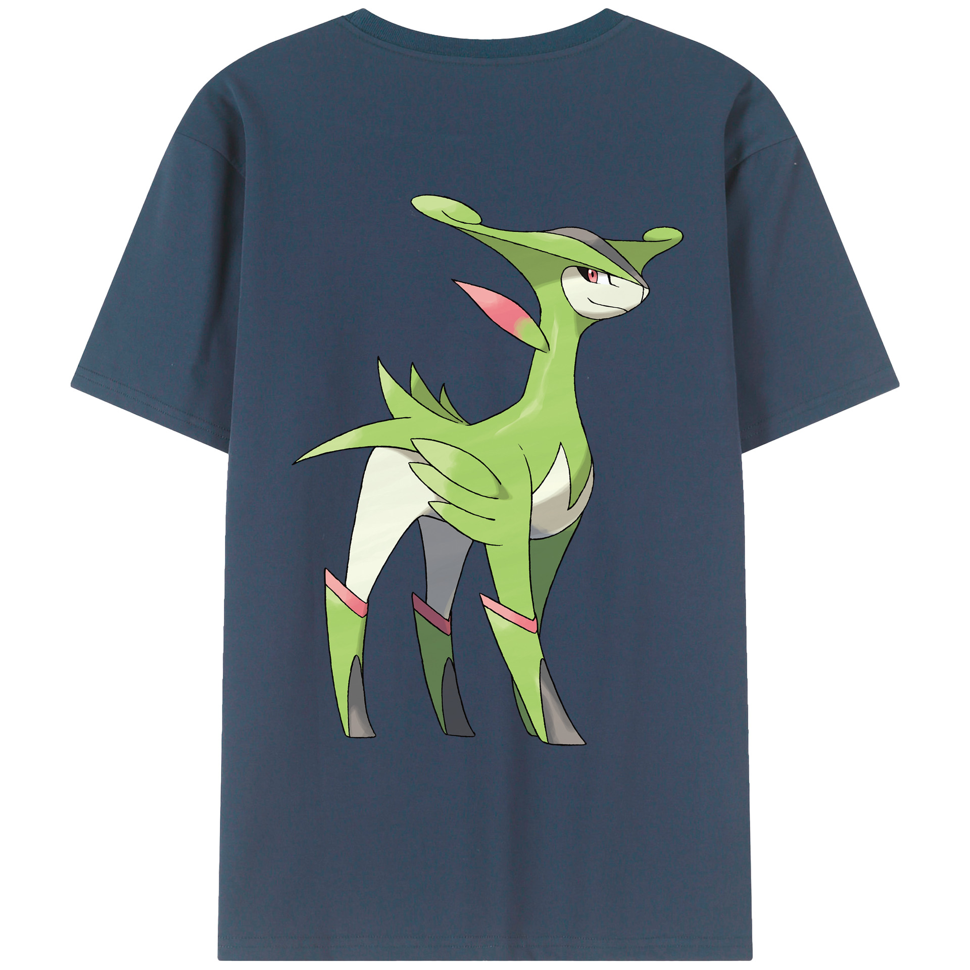 （画像用） ポケットモンスター Pokémon 綿100％ メンズ半袖Tシャツ（バックプリント） 通気性