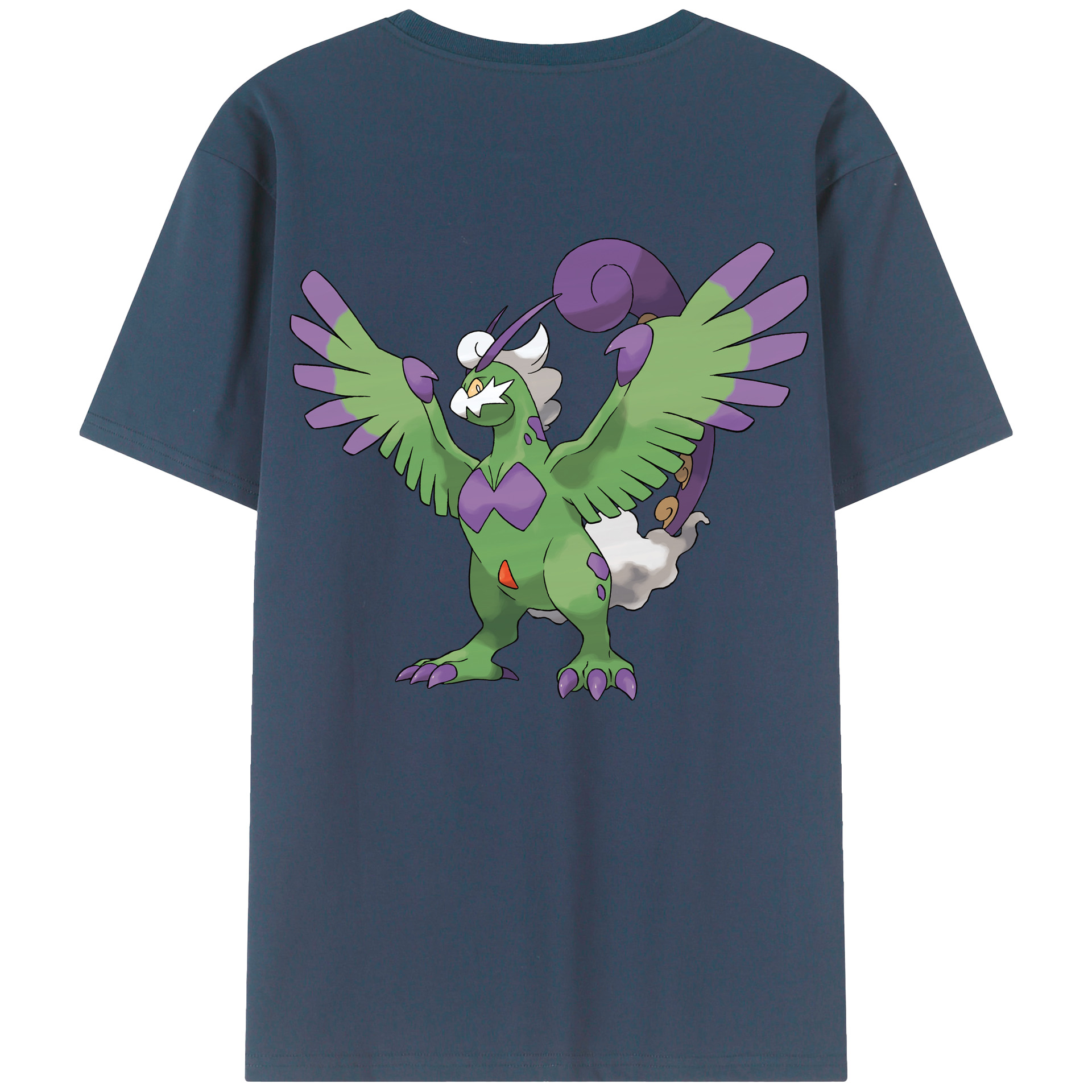 （画像用） ポケットモンスター Pokémon 綿100％ メンズ半袖Tシャツ（バックプリント） 通気性