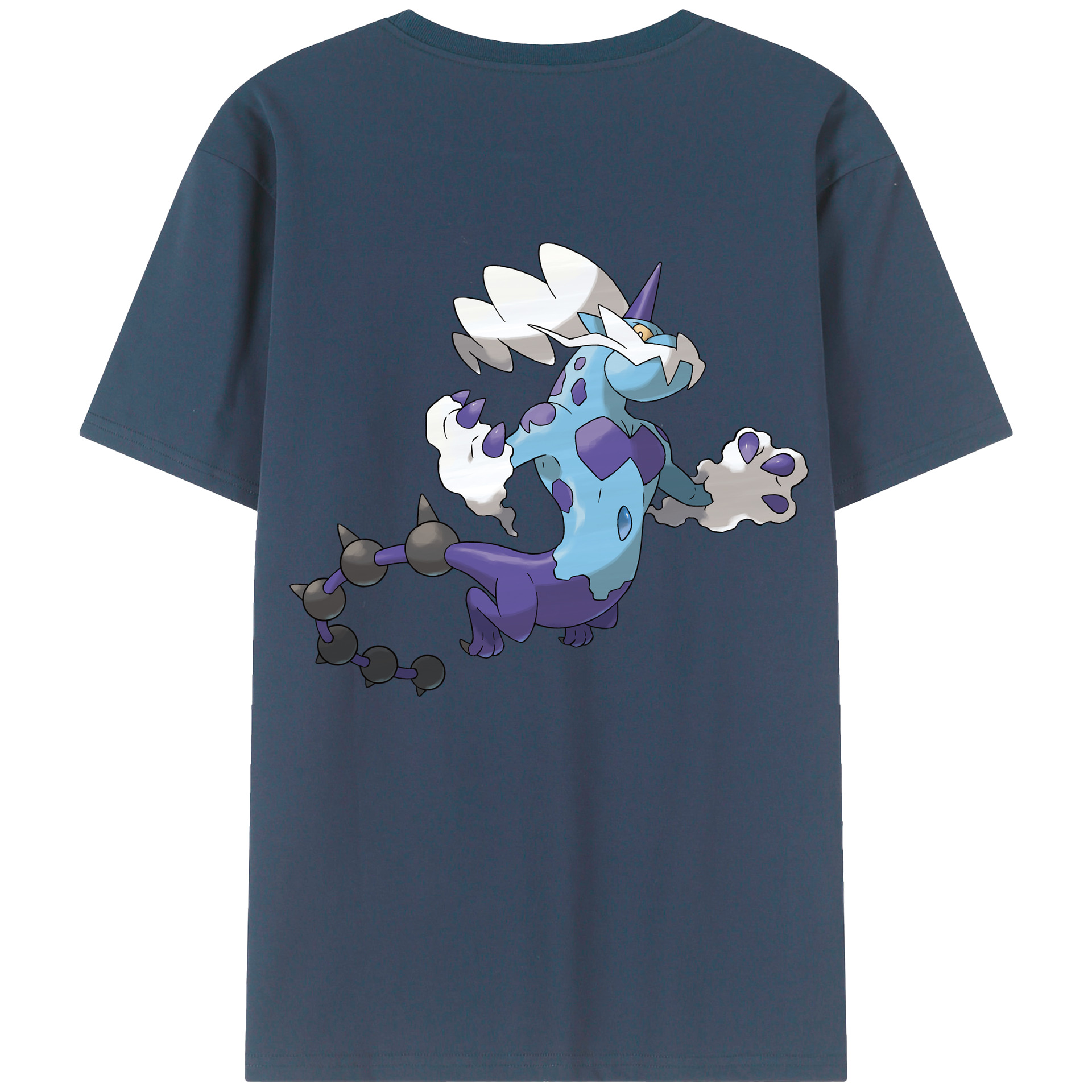 （画像用） ポケットモンスター Pokémon 綿100％ メンズ半袖Tシャツ（バックプリント） 通気性