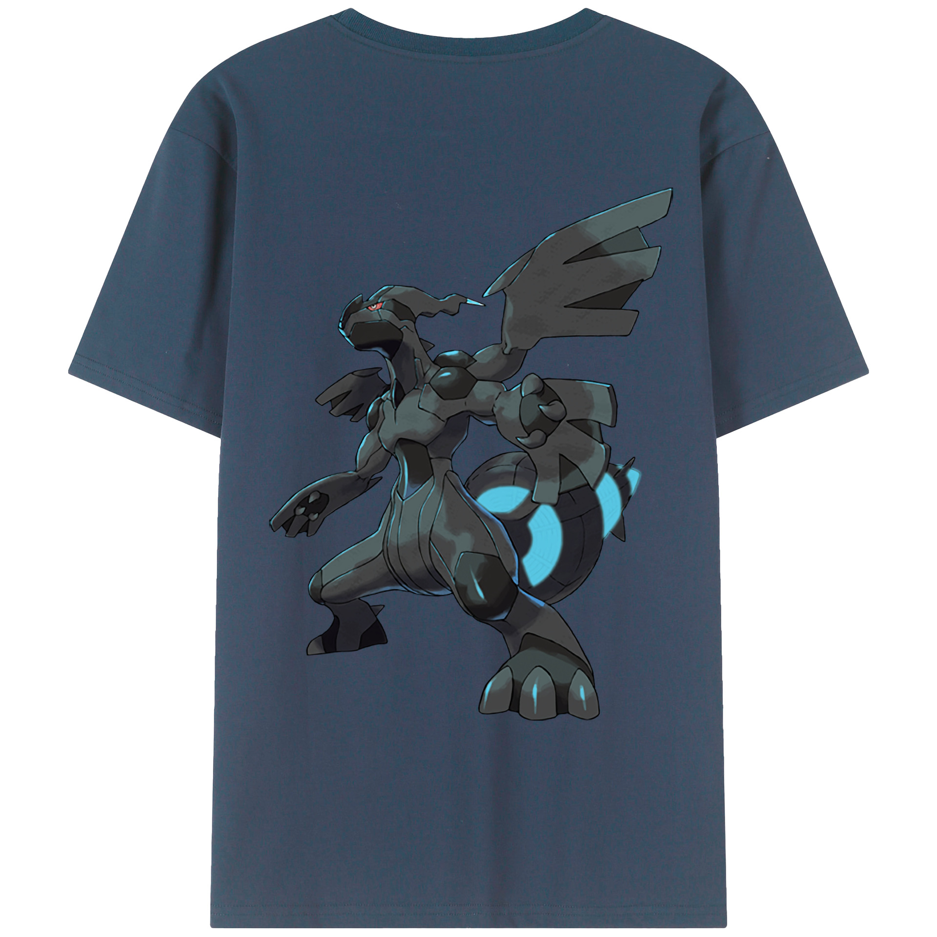 （画像用） ポケットモンスター Pokémon 綿100％ メンズ半袖Tシャツ（バックプリント） 通気性