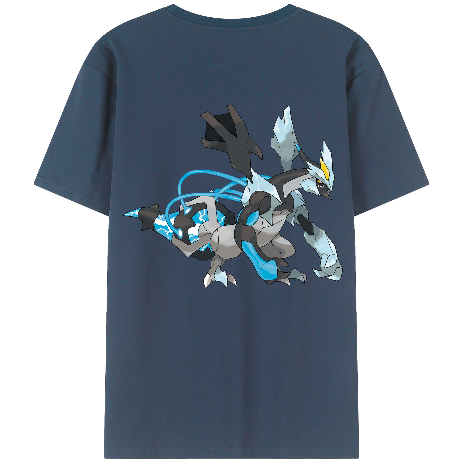（画像用） ポケットモンスター Pokémon 綿100％ メンズ半袖Tシャツ（バックプリント） 通気性
