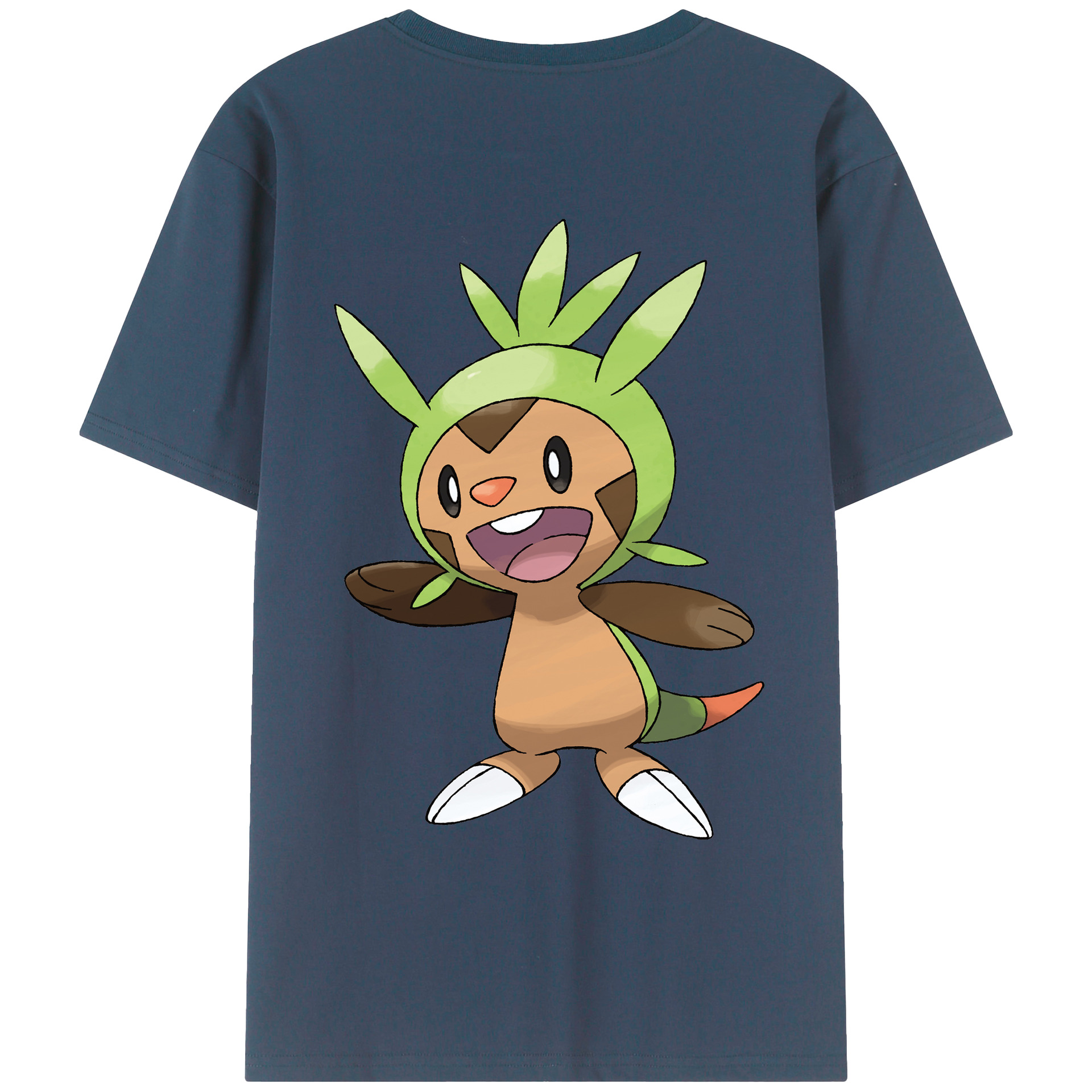 （画像用） ポケットモンスター Pokémon 綿100％ メンズ半袖Tシャツ（バックプリント） 通気性